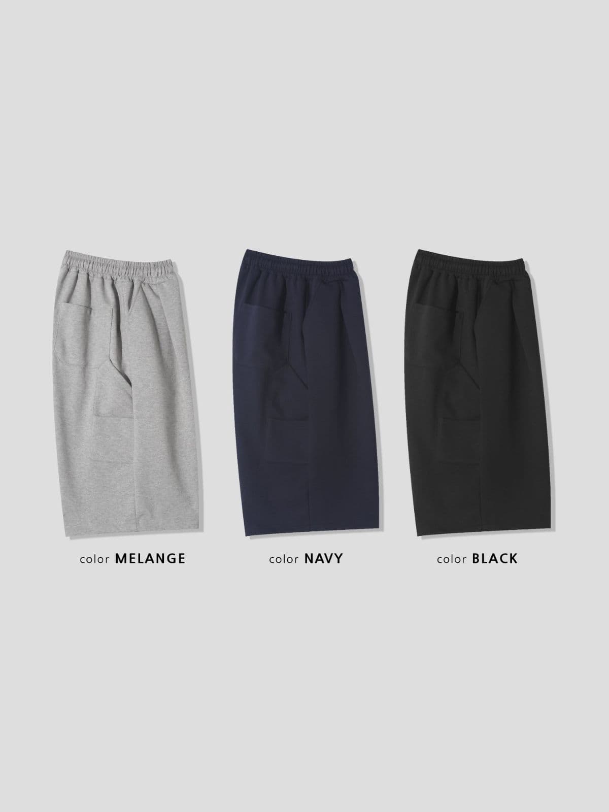 Bermuda laminate double-pocket pants - 이미지 2