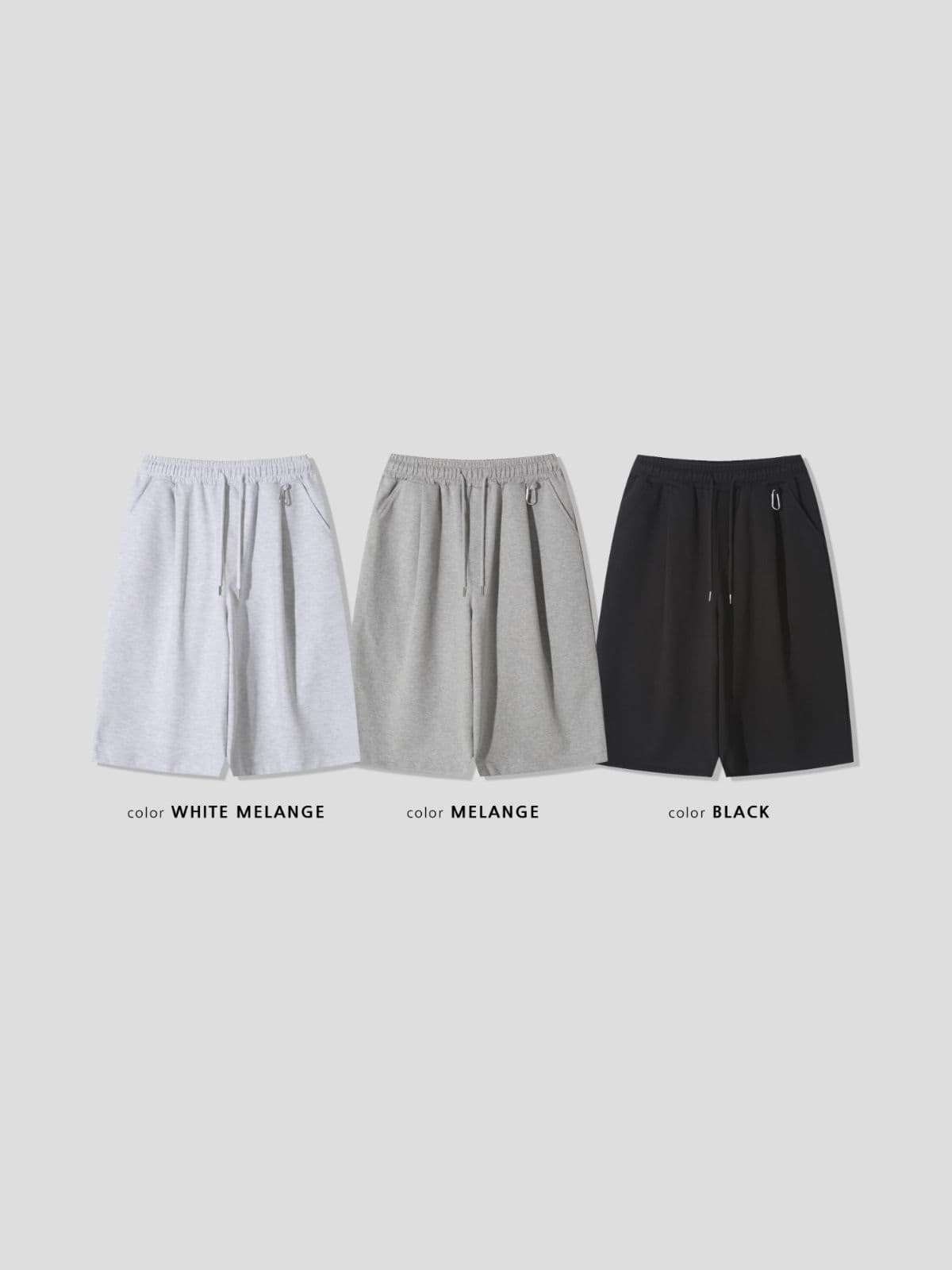Bermuda Laminated Hammer Loop Pants - 이미지 1