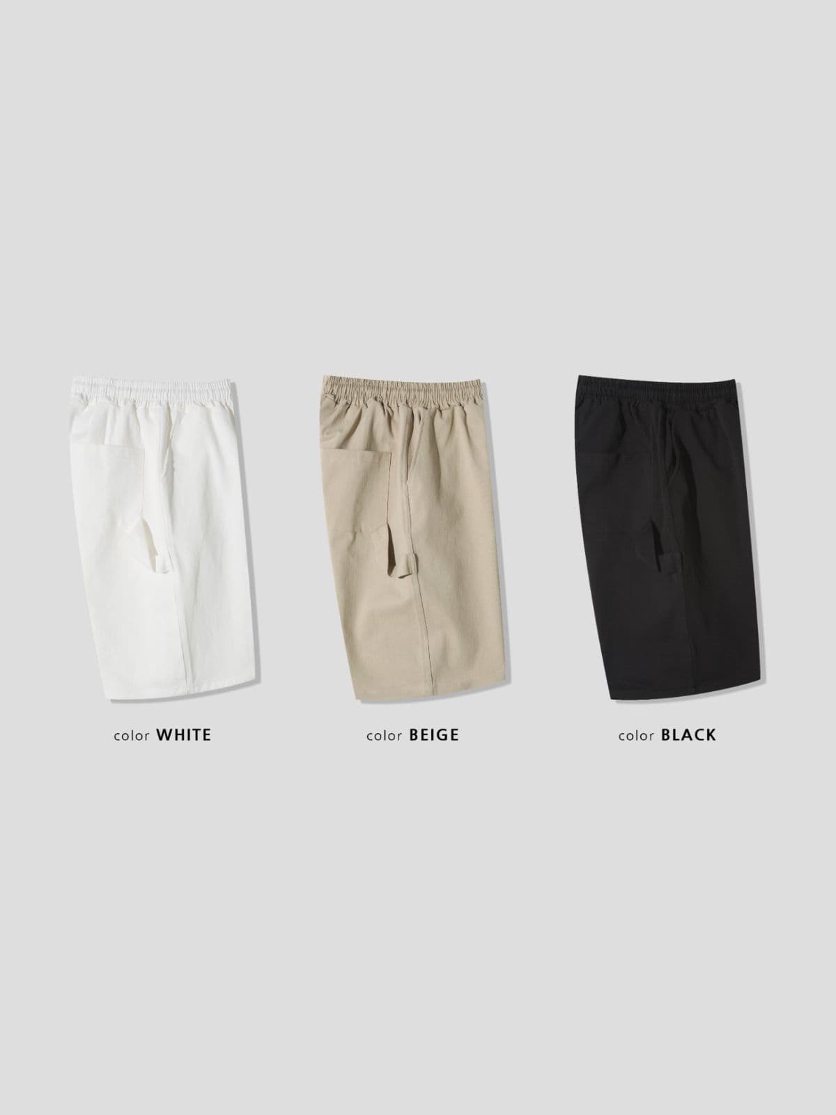 Bermuda Cotton Hammerloop Half Pants - 이미지 2