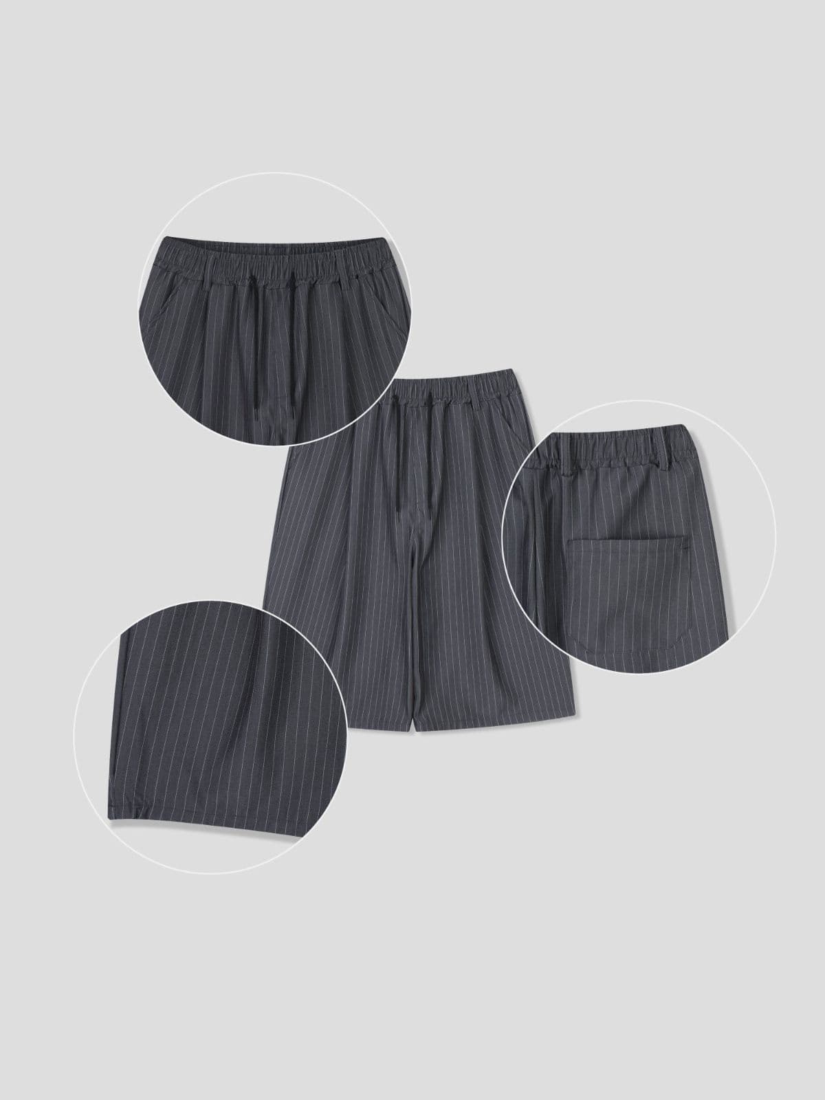 Bermuda striped pants - 이미지 11