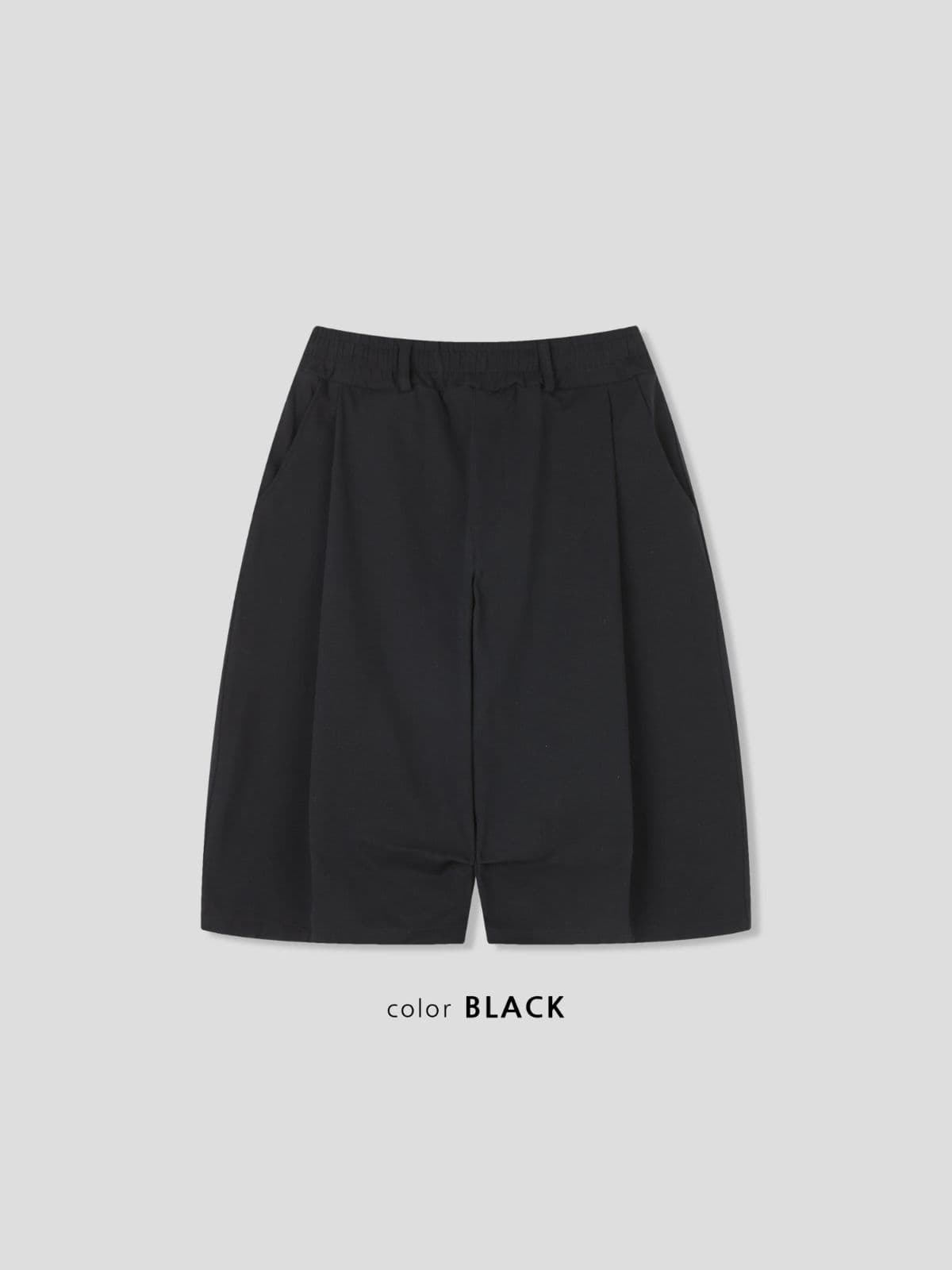 Bermuda Cotton Croc Elastic Pants - 이미지 4