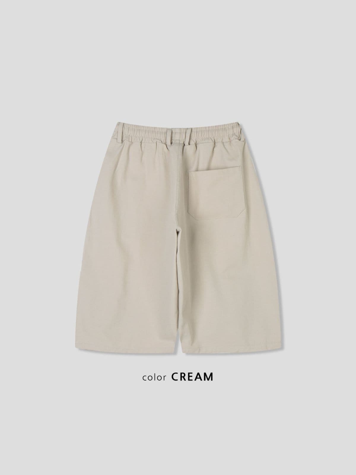 Bermuda Cotton Croc Elastic Pants - 이미지 6