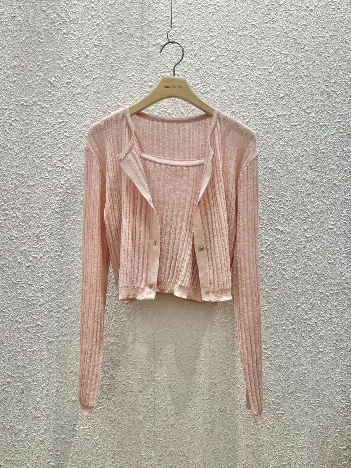 Linen Ribbed Set - 이미지 4