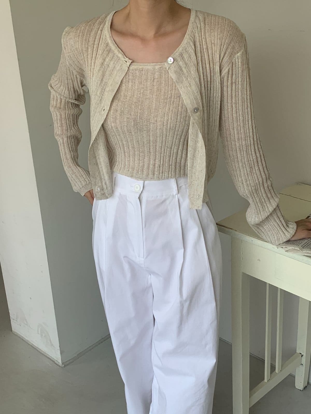 Linen Ribbed Set - 이미지 28