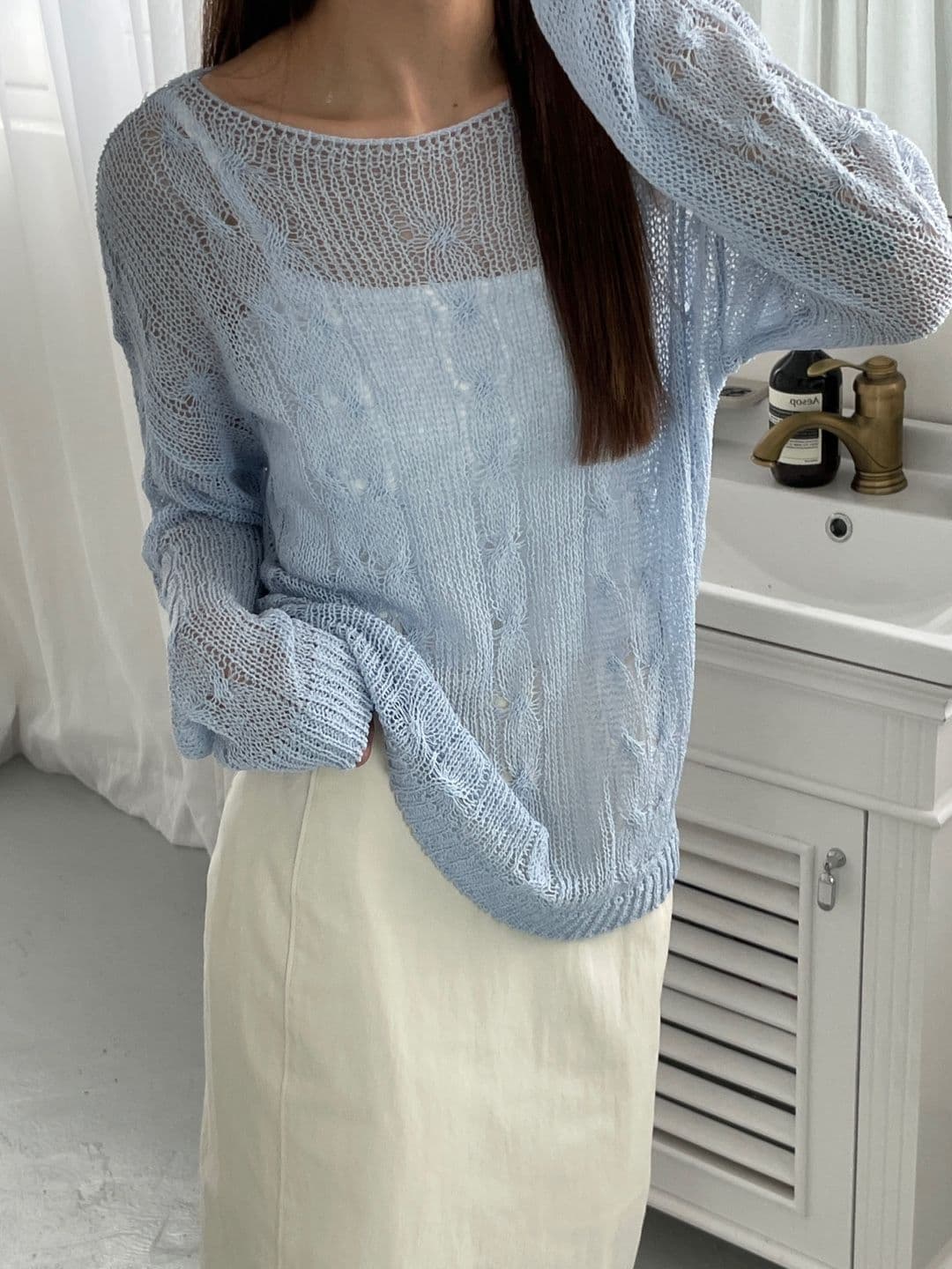 Double boat neck - 이미지 11