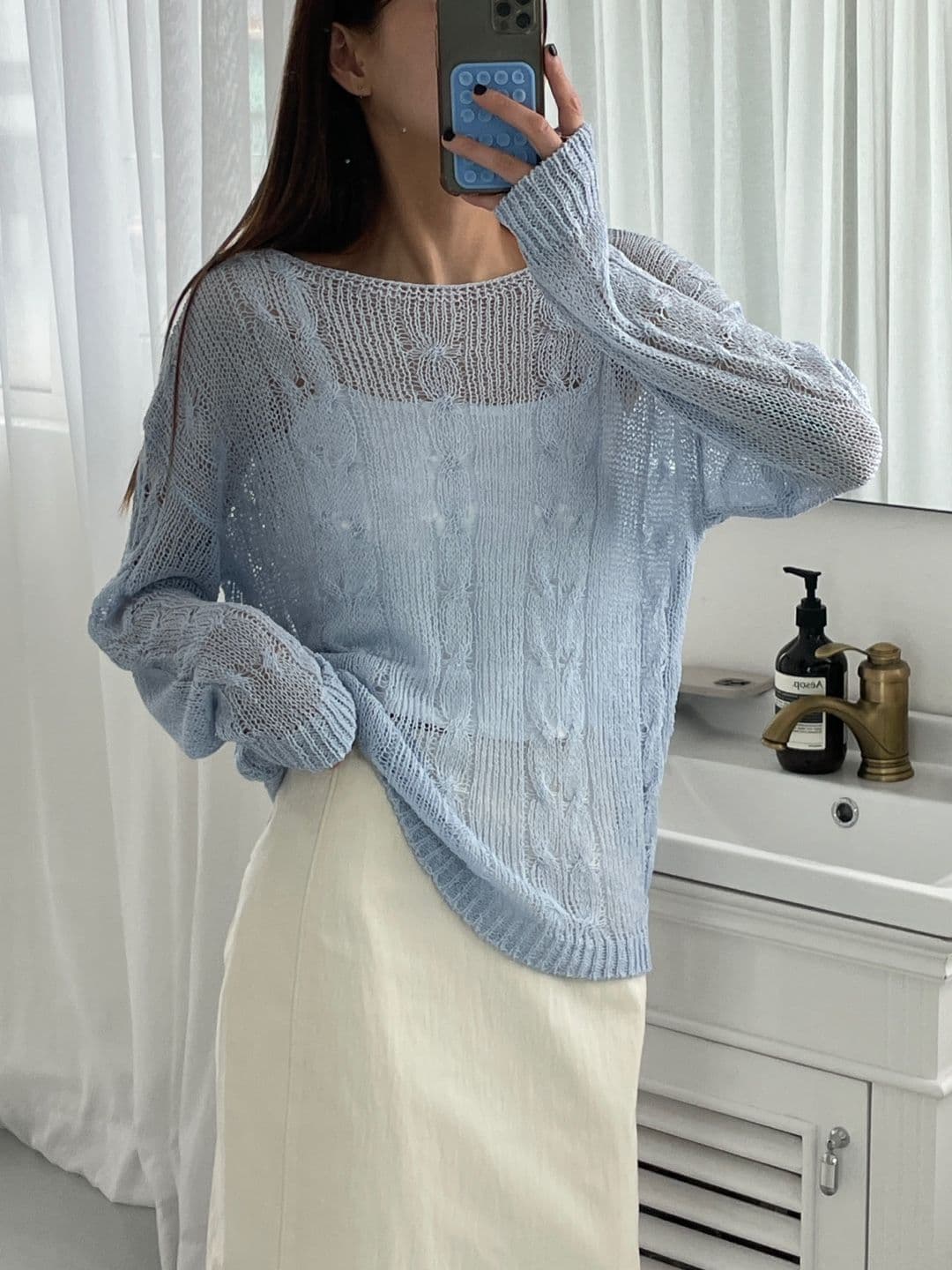 Double boat neck - 이미지 17