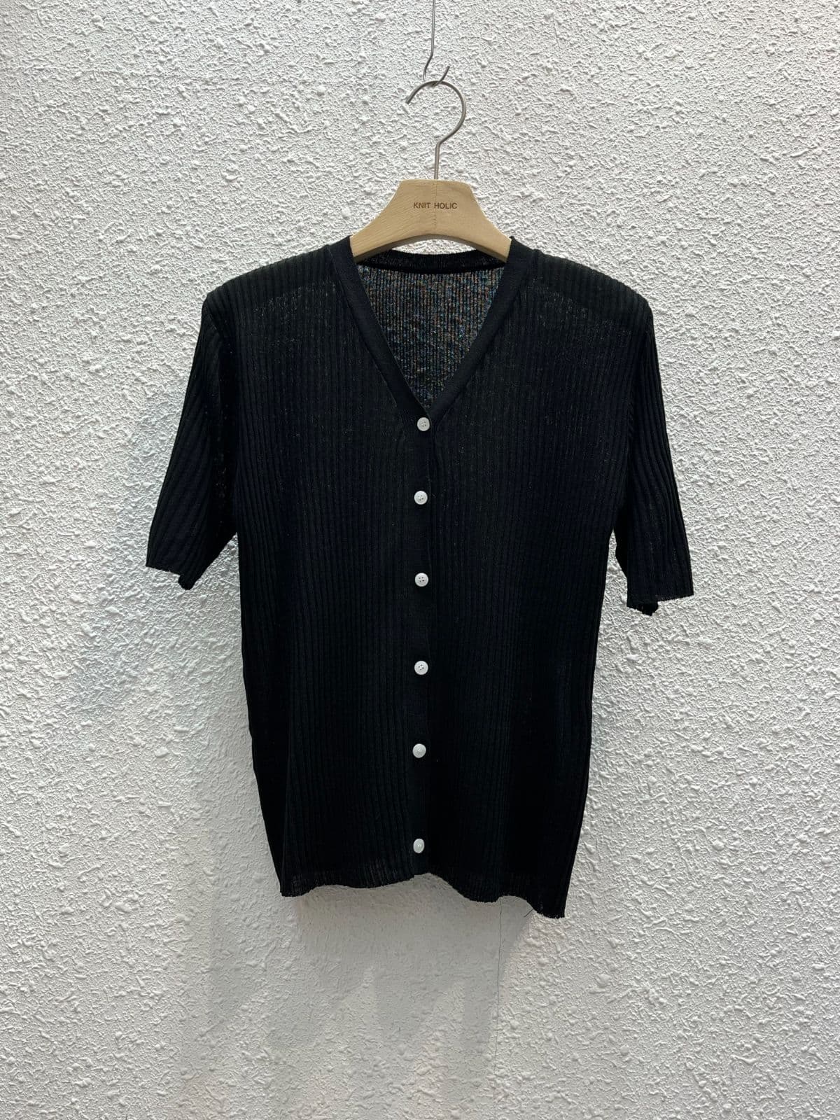 Mohico rib short sleeve Y - 이미지 4