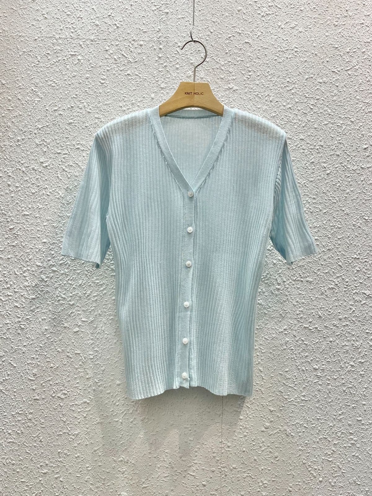 Mohico rib short sleeve Y - 이미지 6