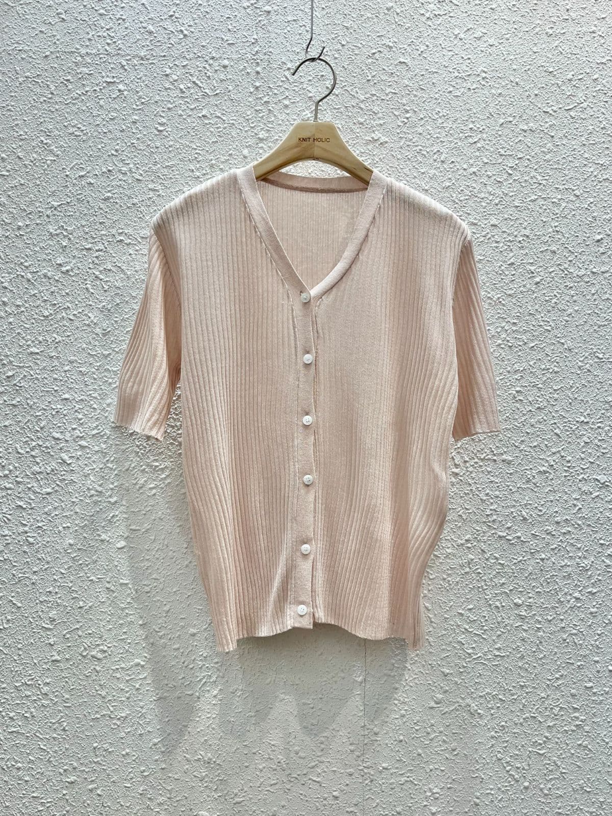 Mohico rib short sleeve Y - 이미지 7