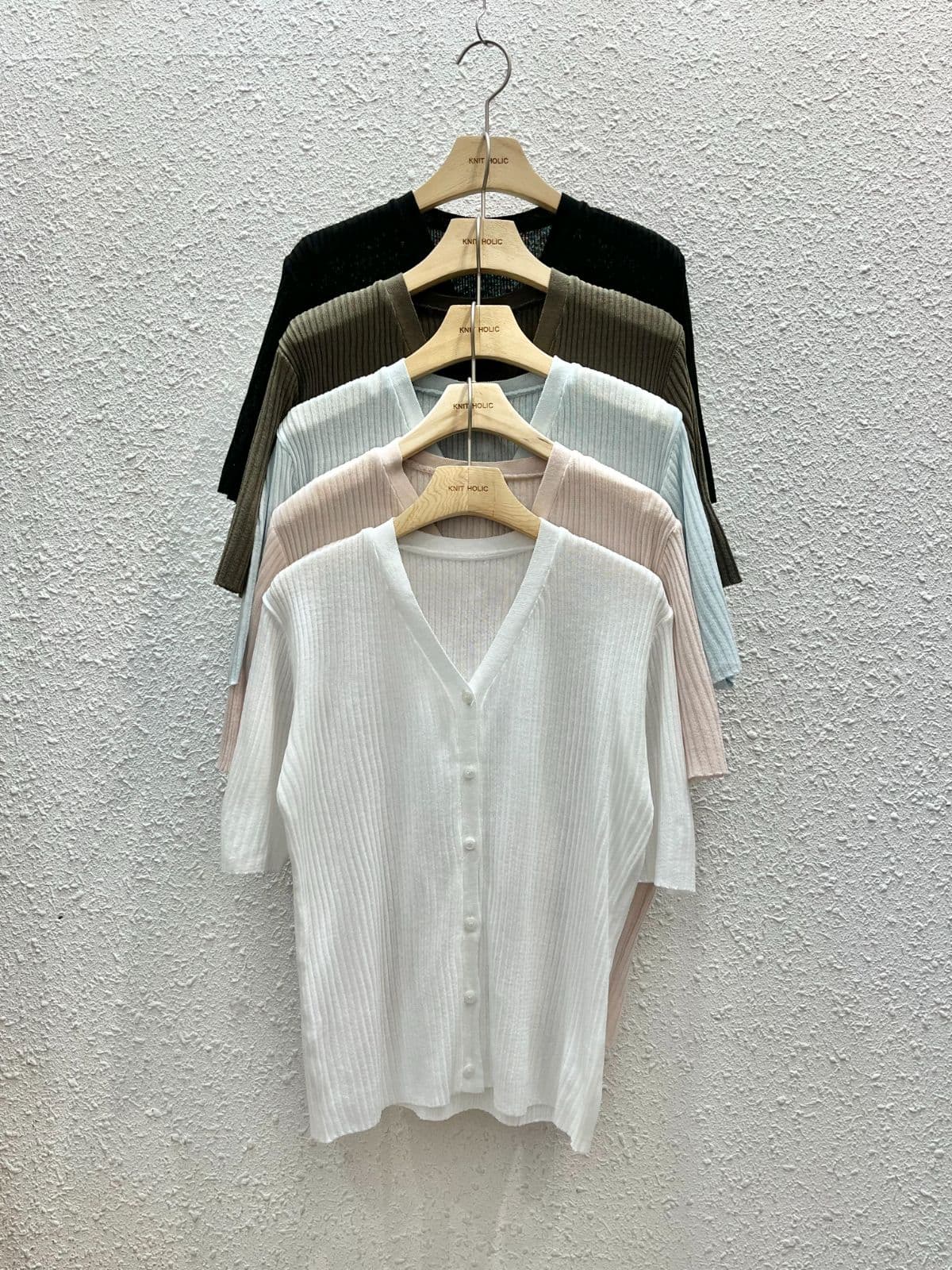Mohico rib short sleeve Y - 이미지 9