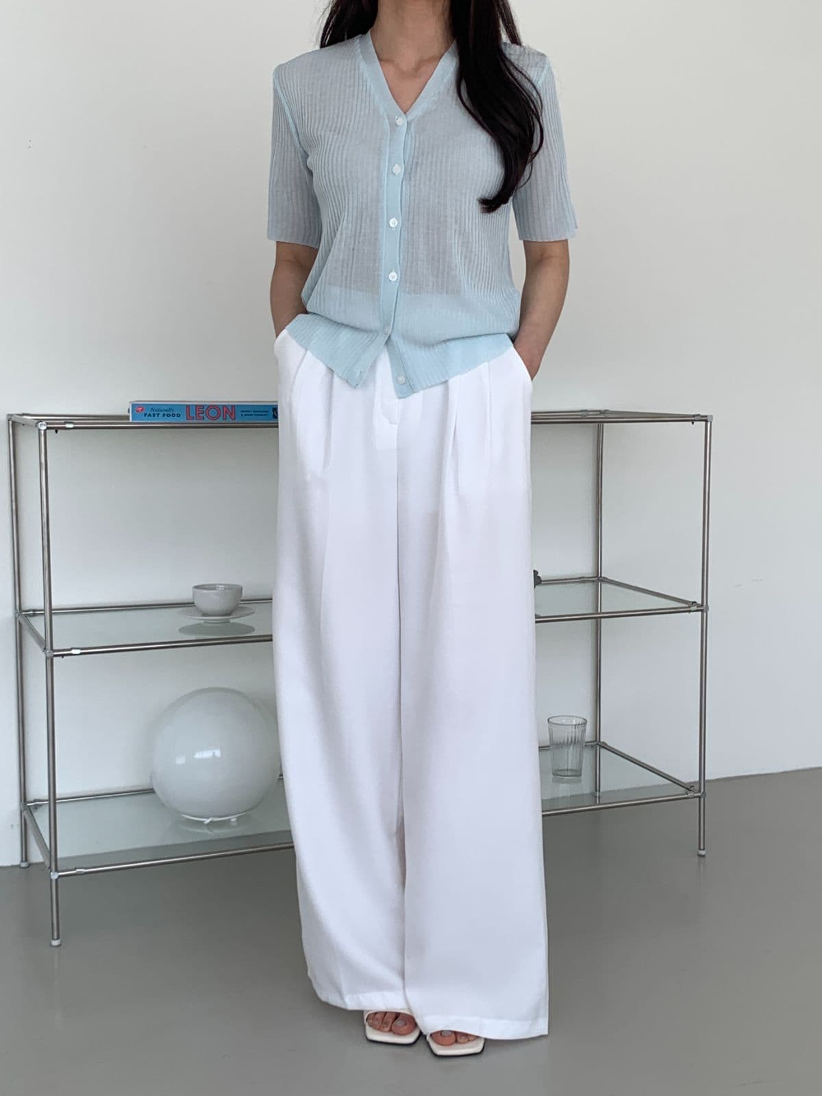Mohico rib short sleeve Y - 이미지 11