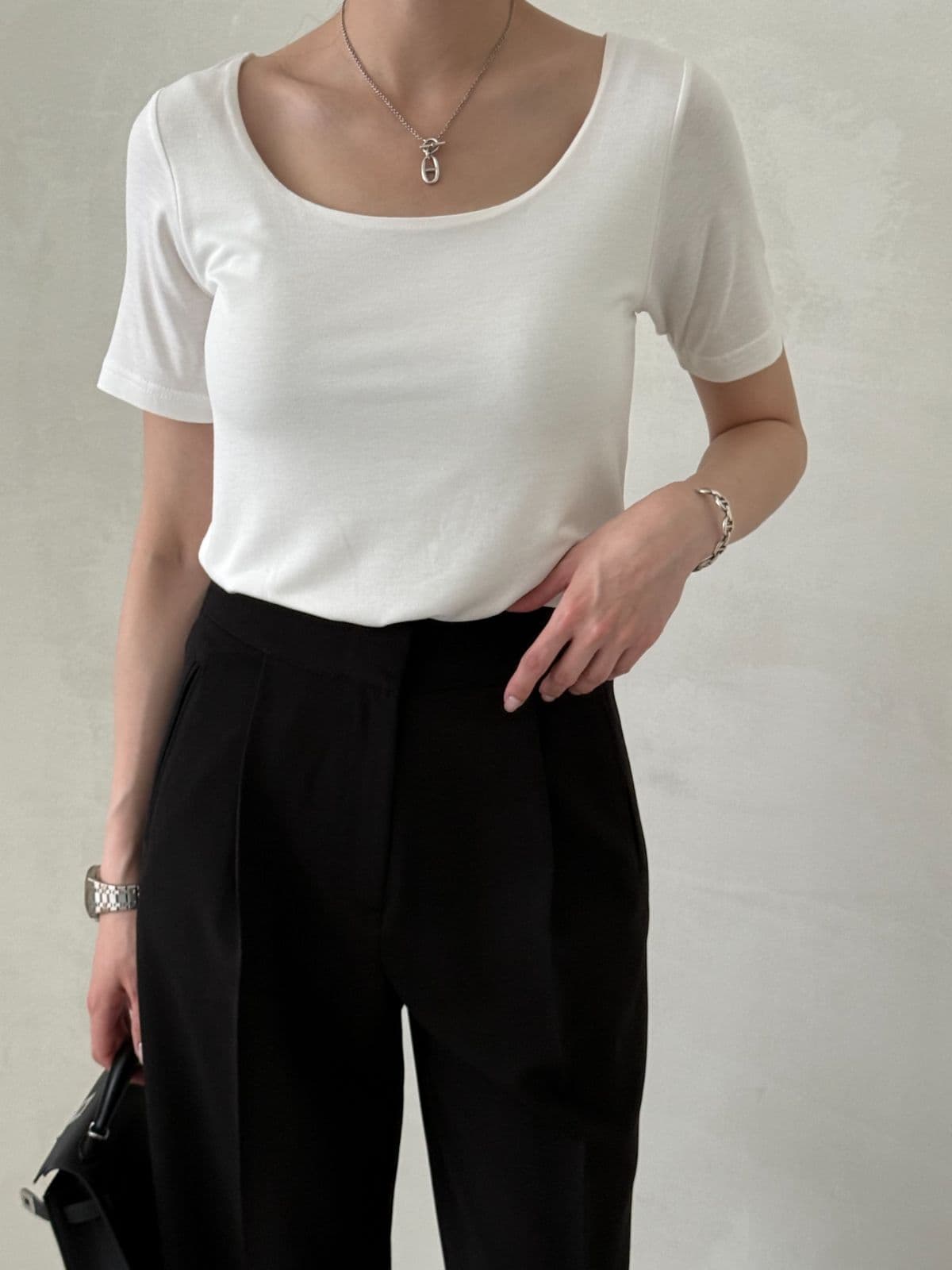 Wide Square Tee - 이미지 6