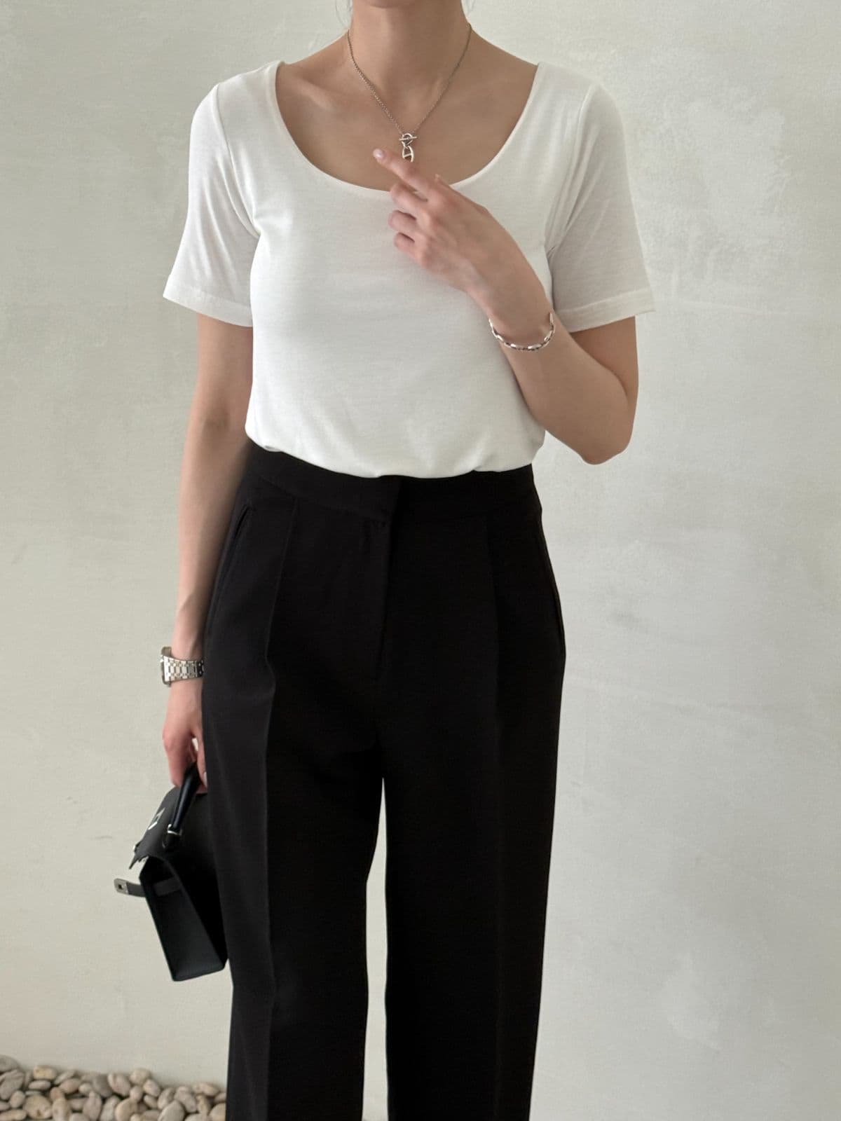 Wide Square Tee - 이미지 7