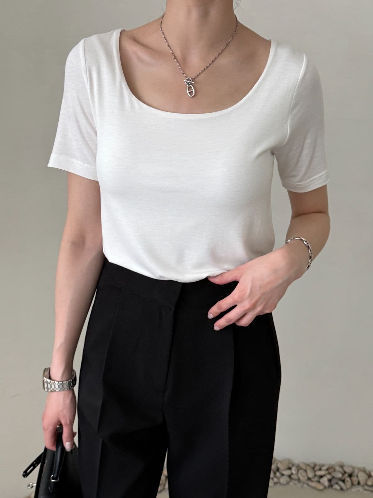 Wide Square Tee - 이미지 8