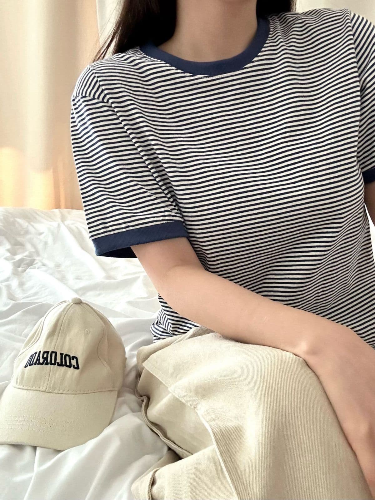 Cult Striped Short Sleeve T-shirt - 이미지 2