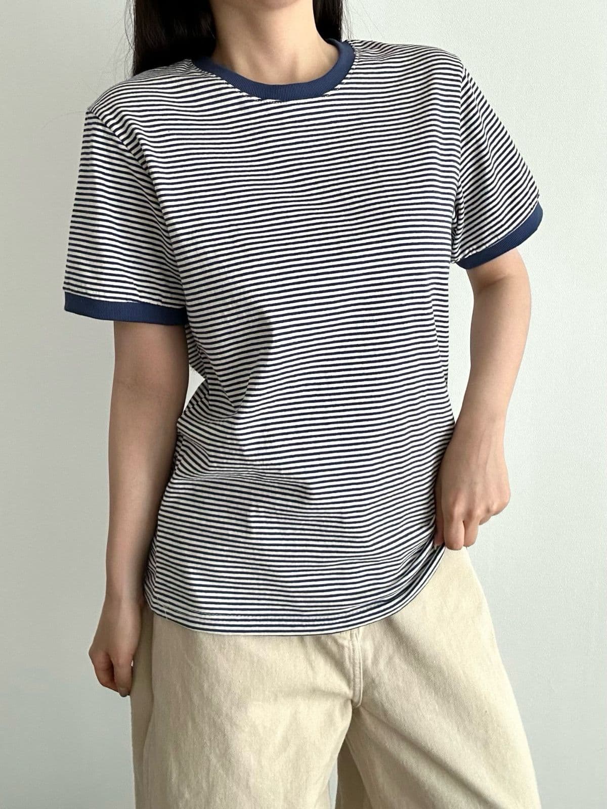 Cult Striped Short Sleeve T-shirt - 이미지 5
