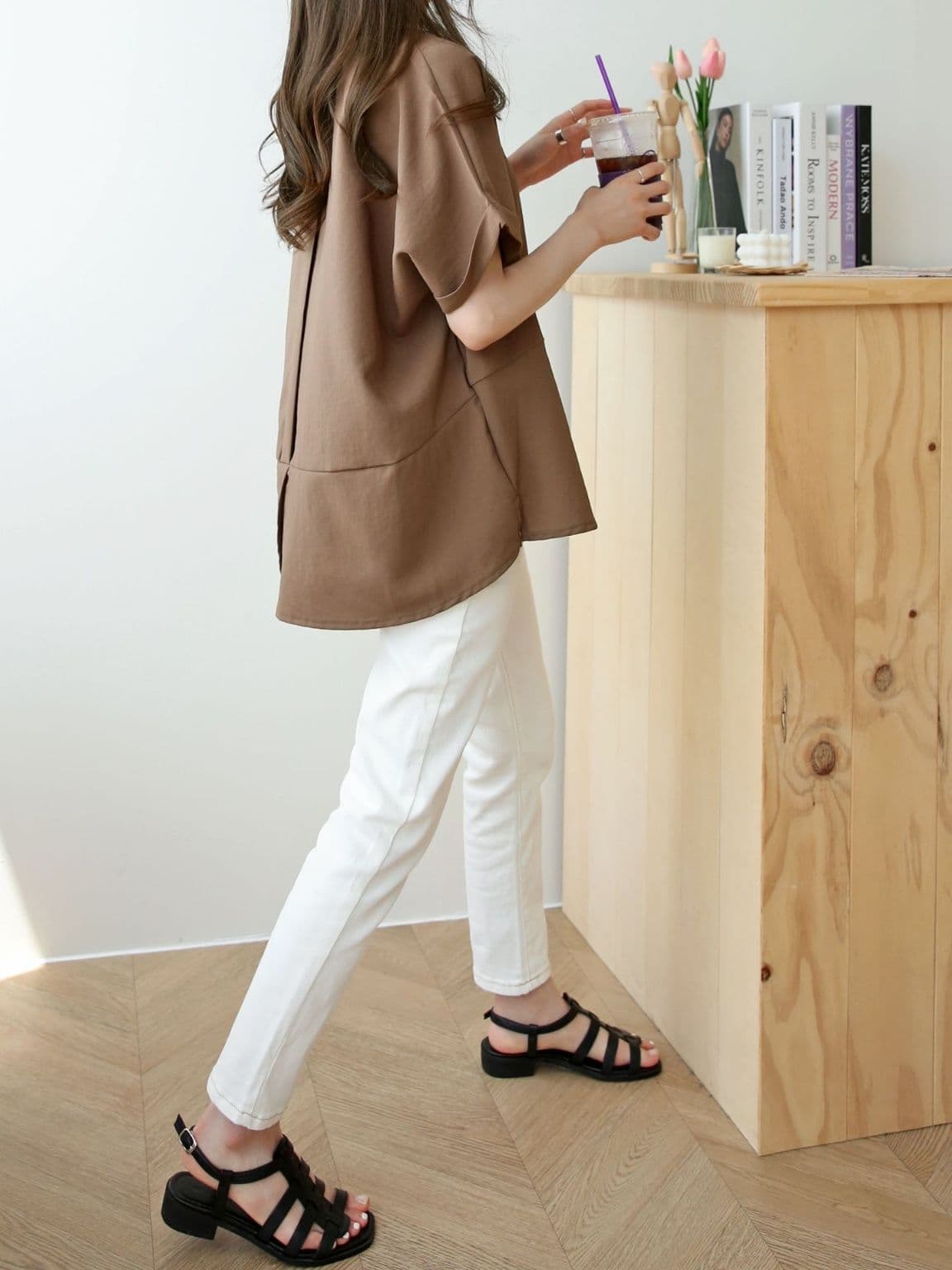 Back cut-off cuff BL - 이미지 13