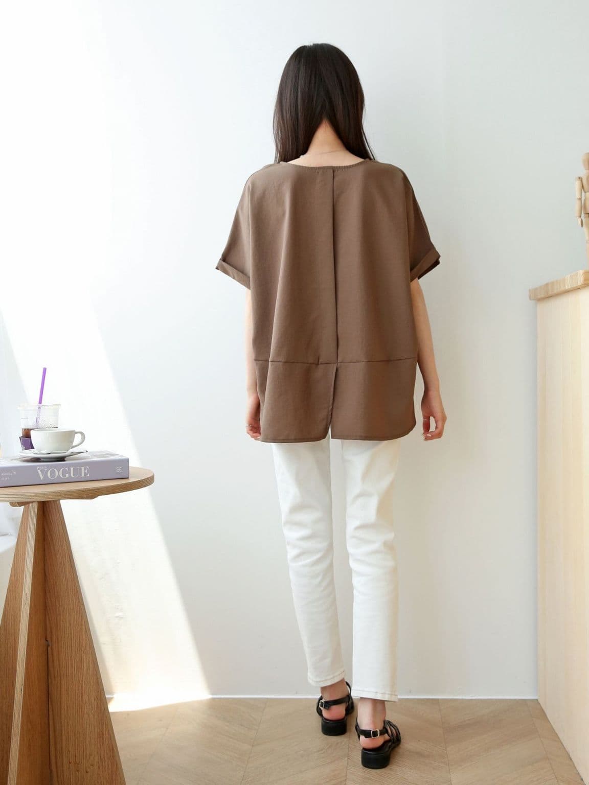 Back cut-off cuff BL - 이미지 17