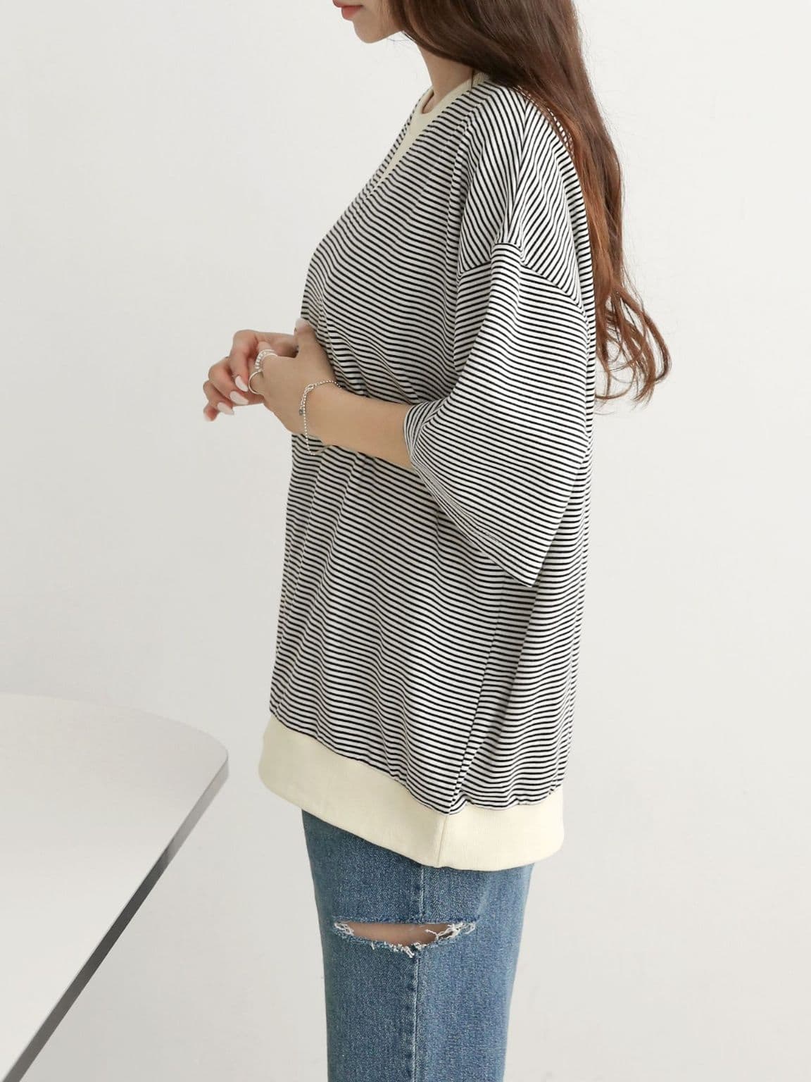 Triangle short sleeve T-shirt - 이미지 5