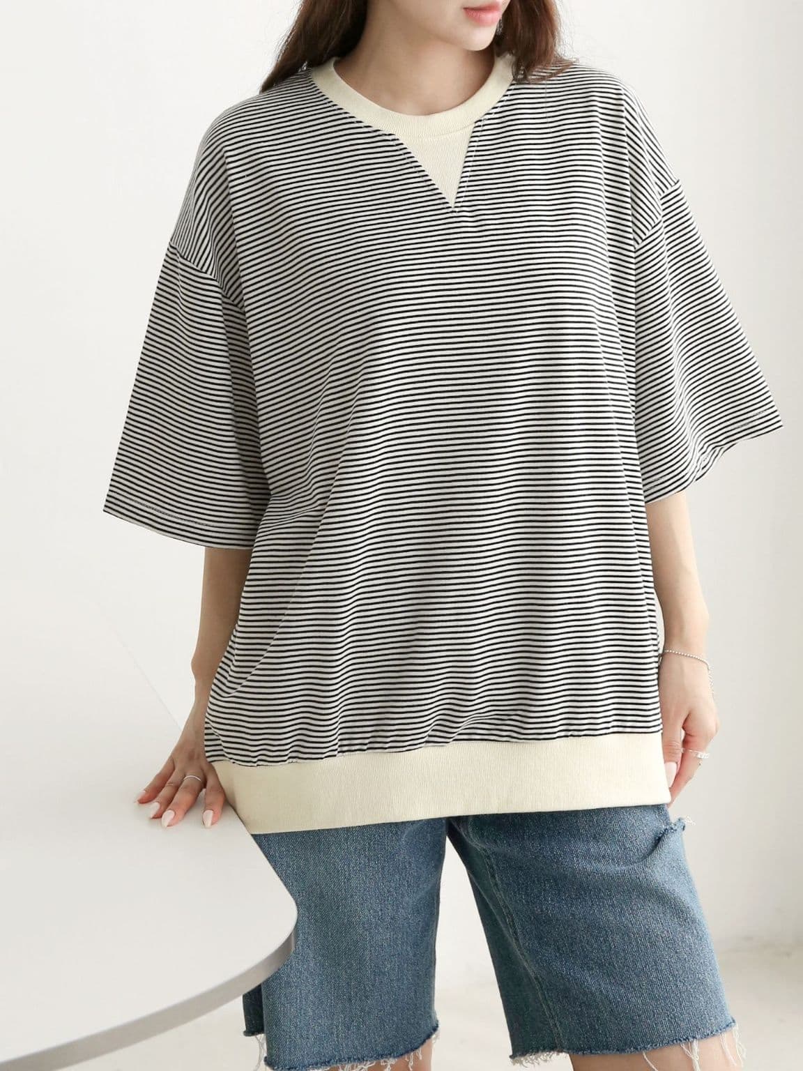 Triangle short sleeve T-shirt - 이미지 8