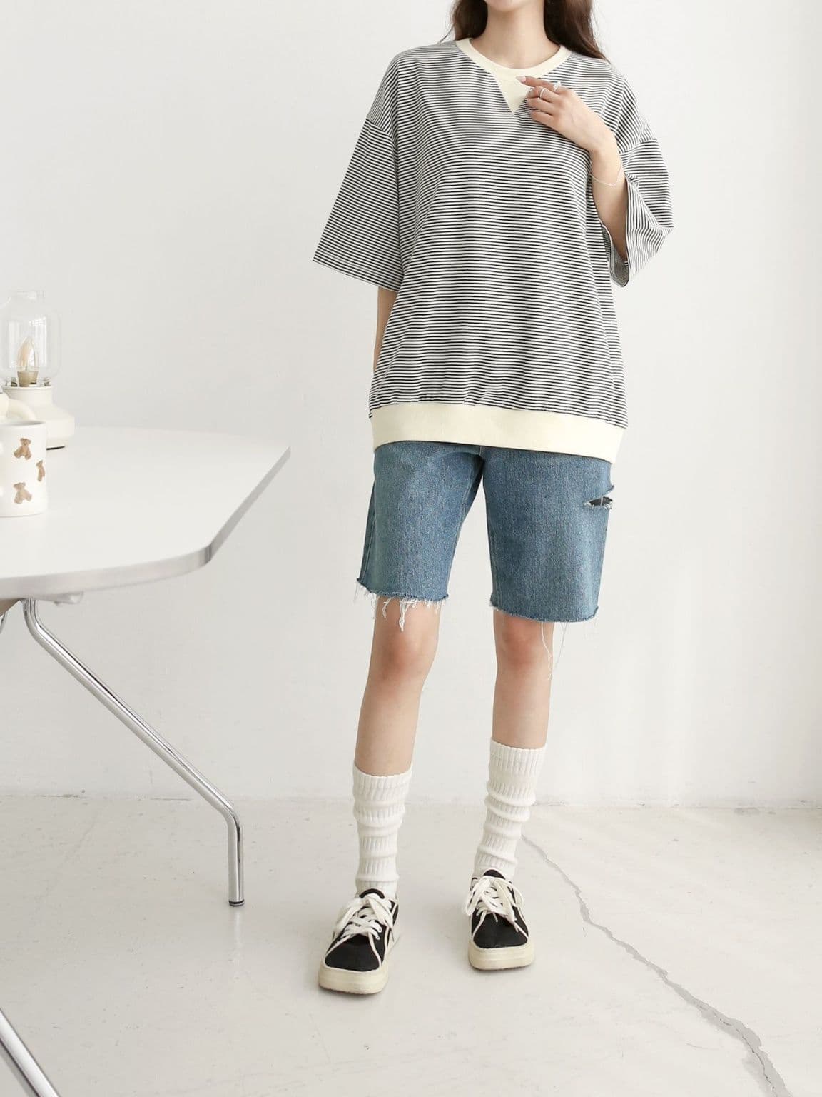 Triangle short sleeve T-shirt - 이미지 9