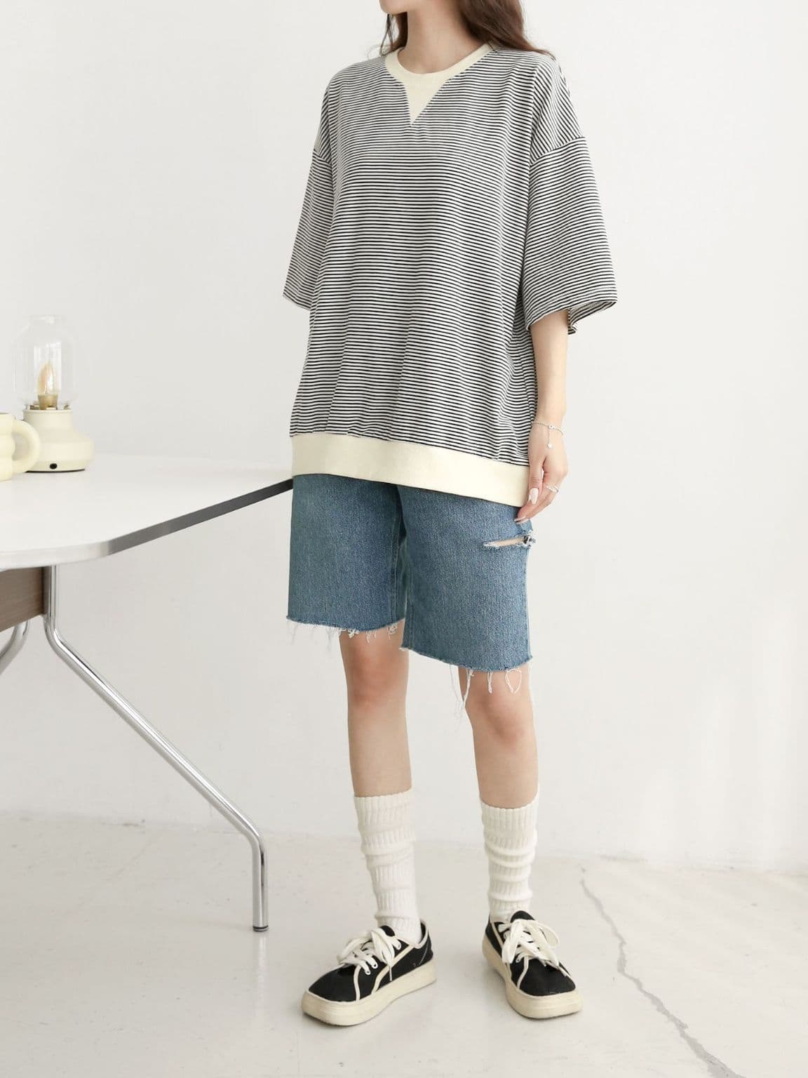 Triangle short sleeve T-shirt - 이미지 12