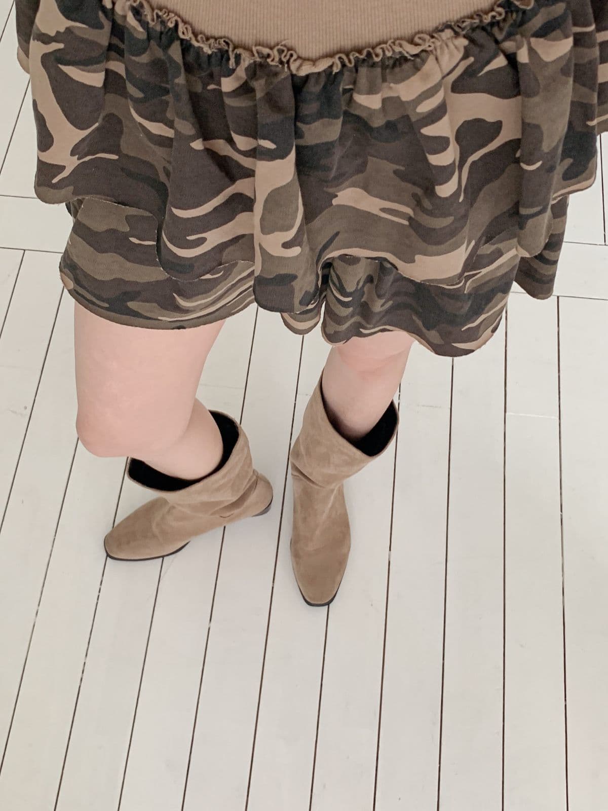 Camo Tiered Shorts SK - 이미지 2
