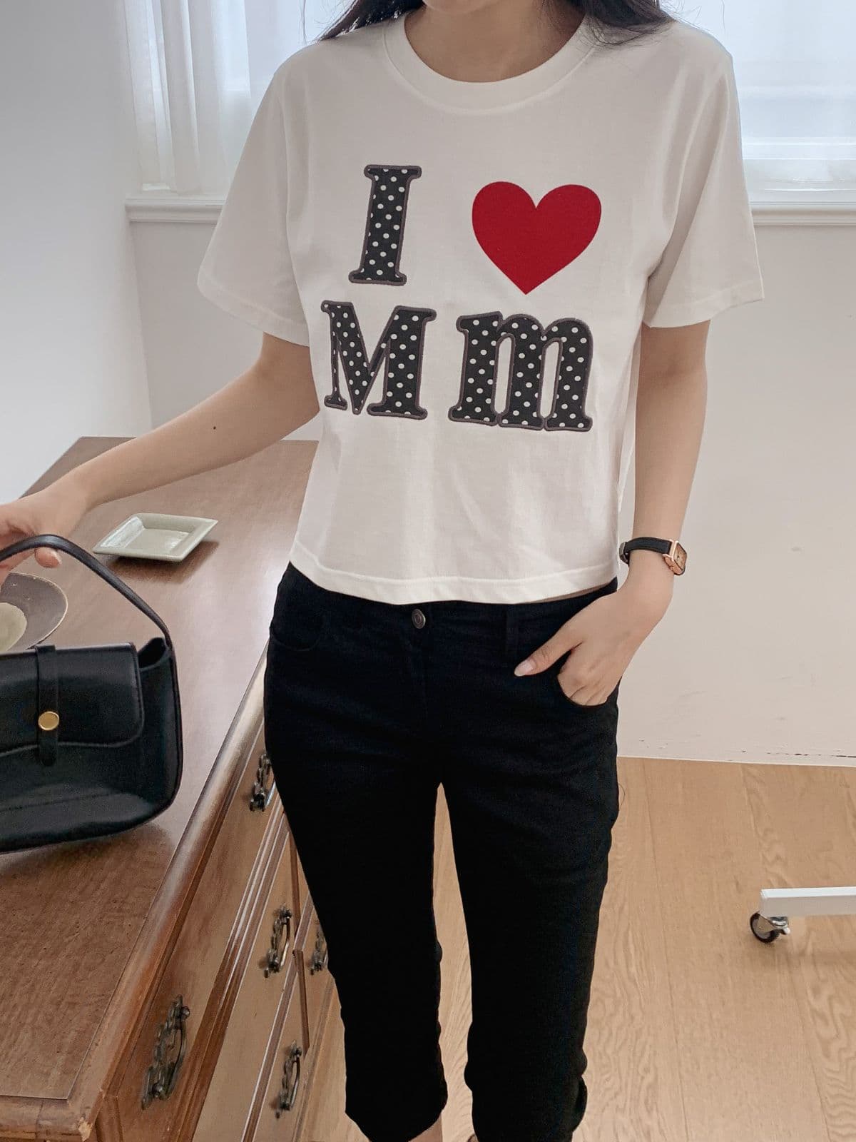 I-Heart Crop Short Sleeve - 이미지 5