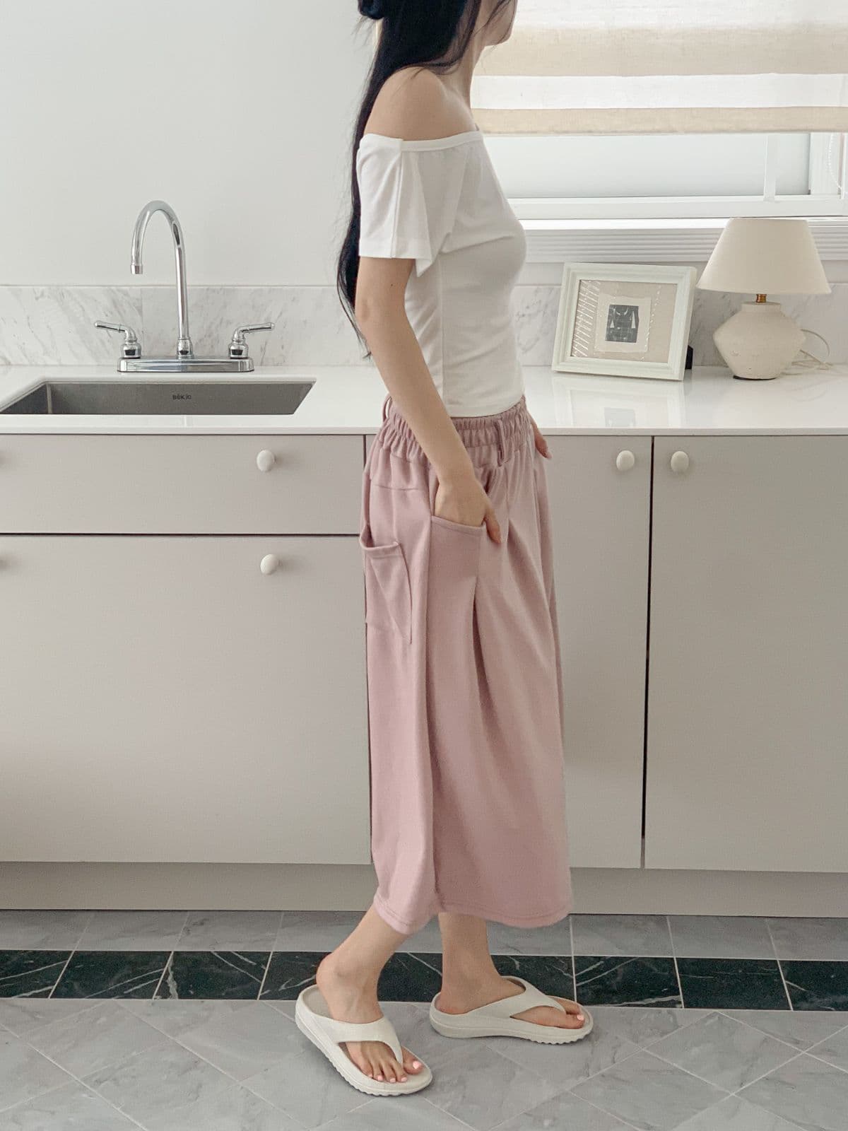 Belt Tuck Bermuda PT - 이미지 7