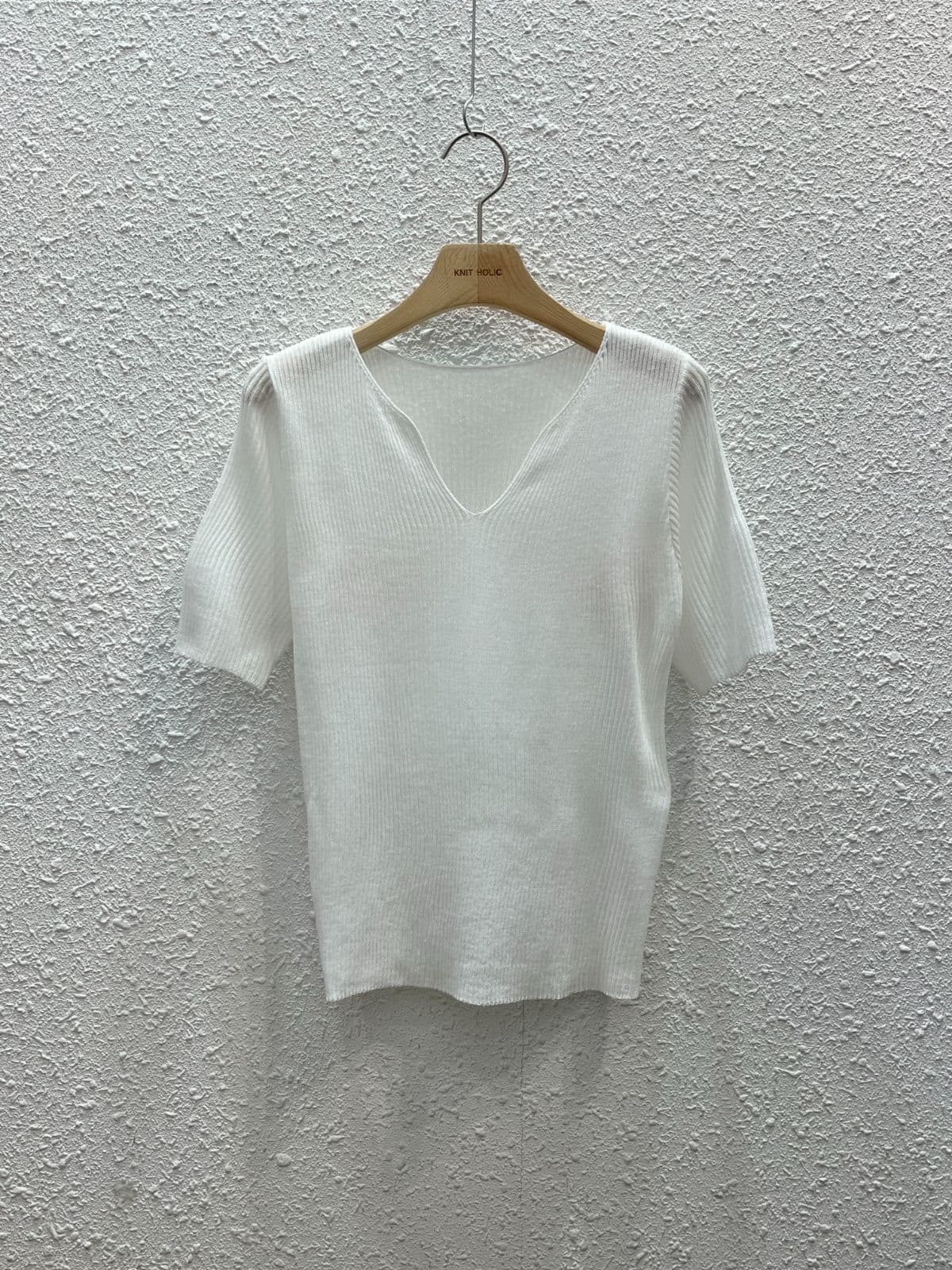 Kasha V-short sleeve - 이미지 4