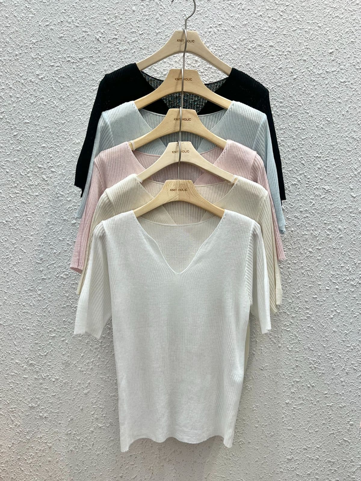 Kasha V-short sleeve - 이미지 8