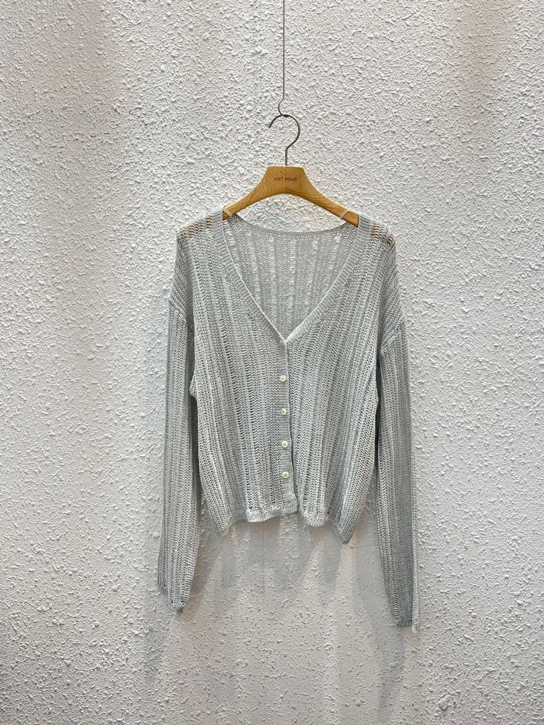 Damaged cardigan - 이미지 1