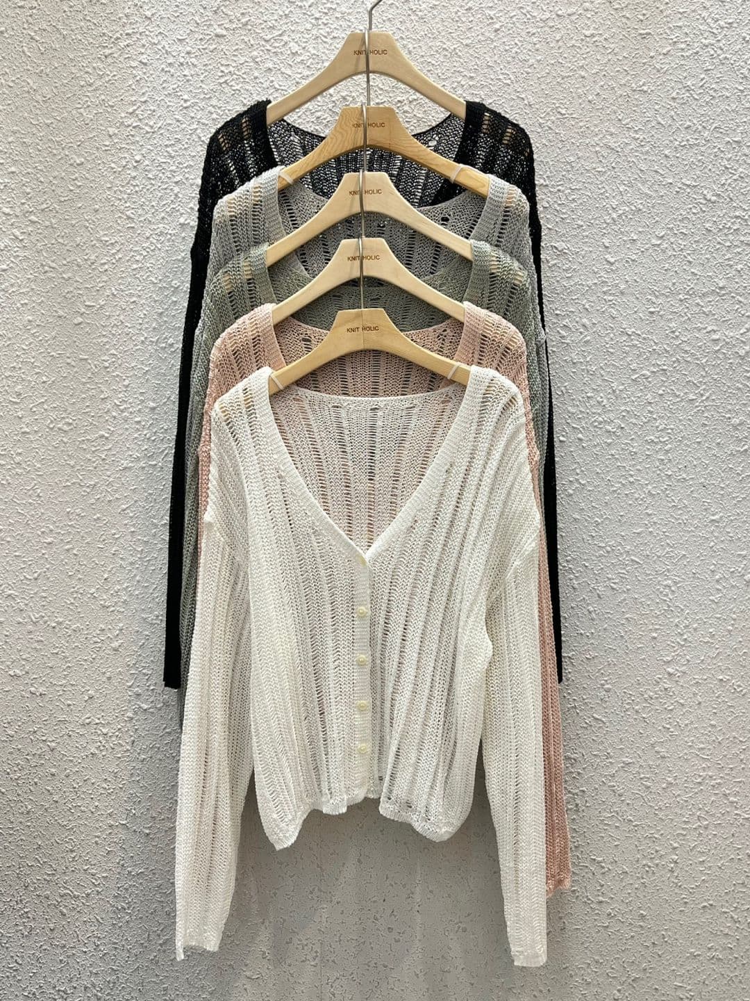 Damaged cardigan - 이미지 3