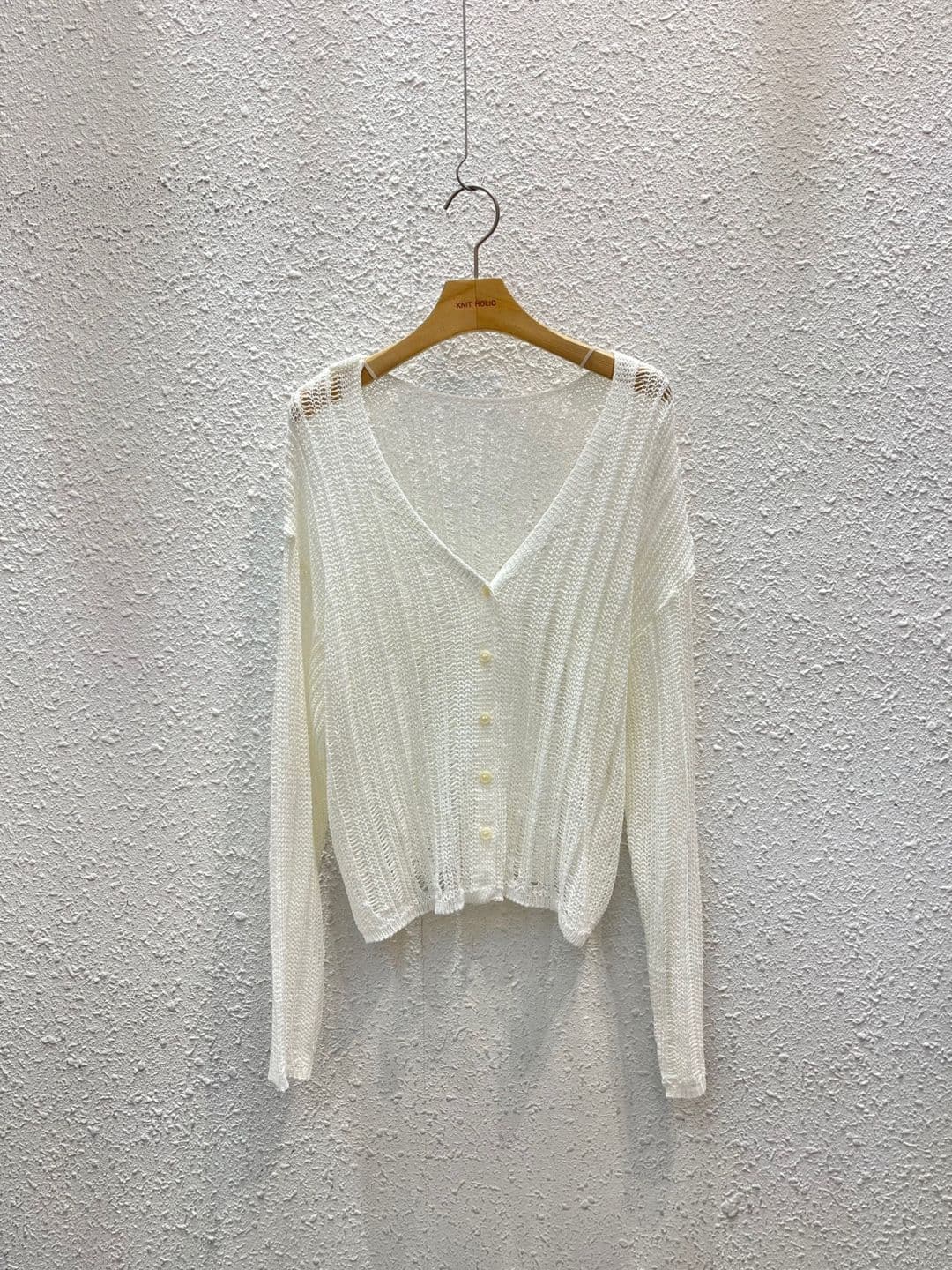 Damaged cardigan - 이미지 5