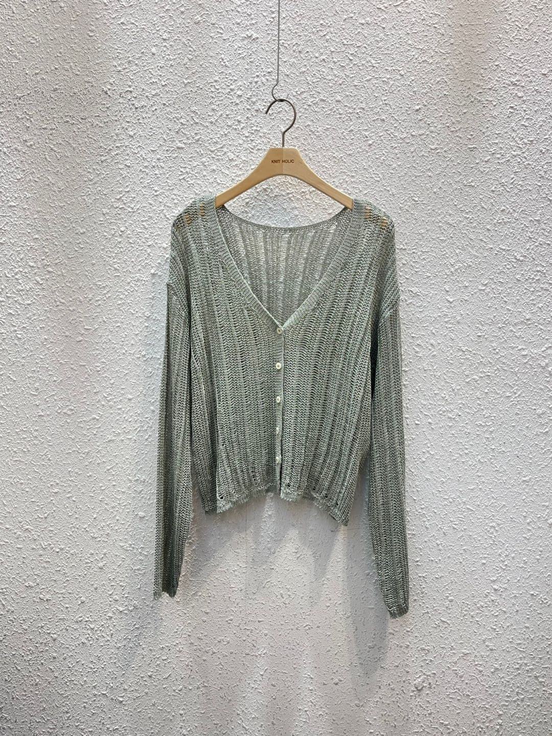Damaged cardigan - 이미지 6