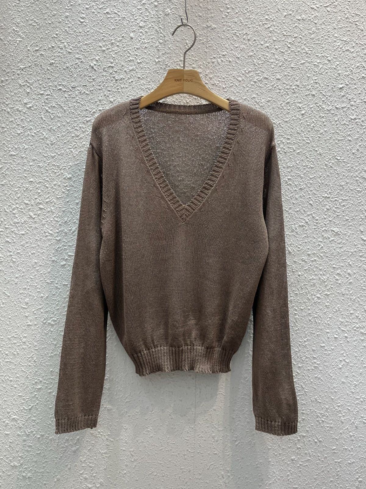 Bamboo V-neck - 이미지 4