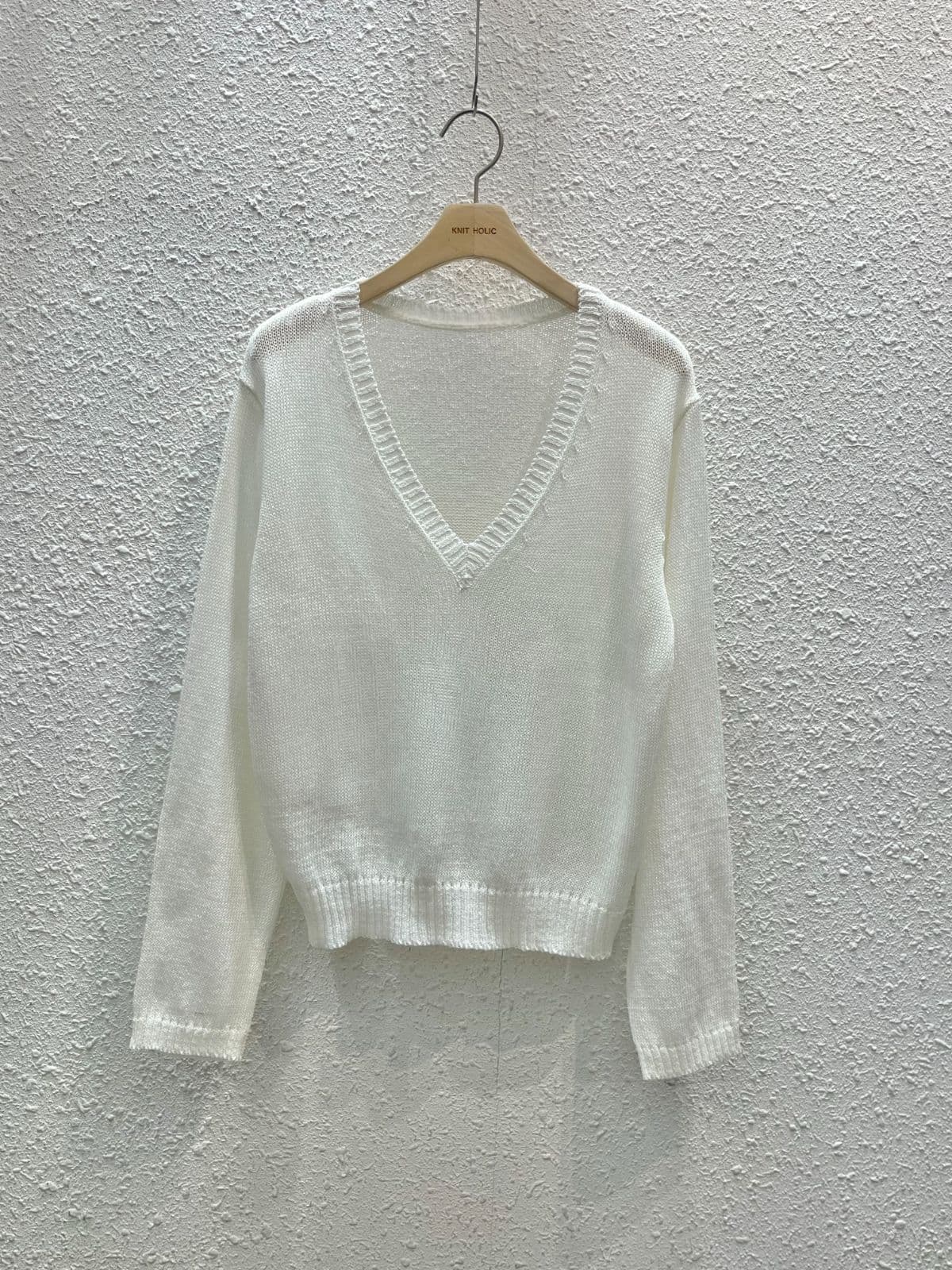 Bamboo V-neck - 이미지 5