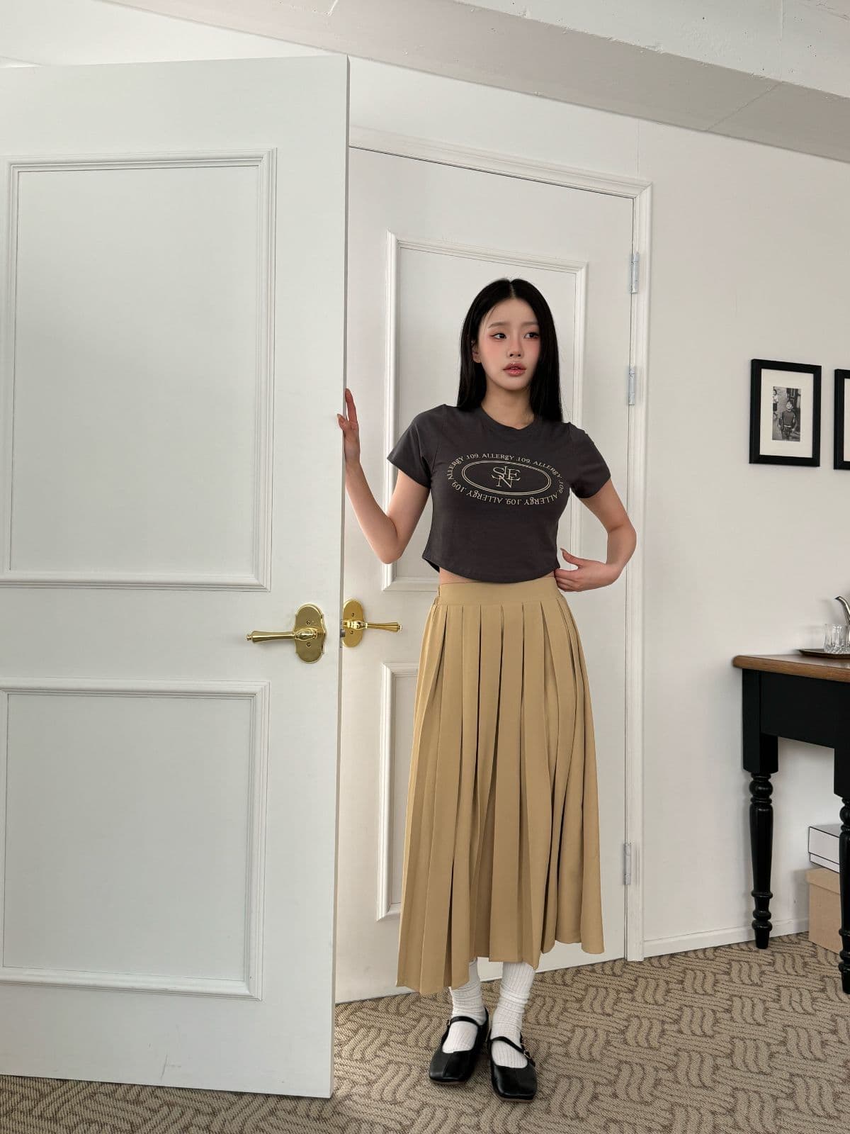 109 Tight-fitting Slim Short Sleeve T-shirt - 이미지 1