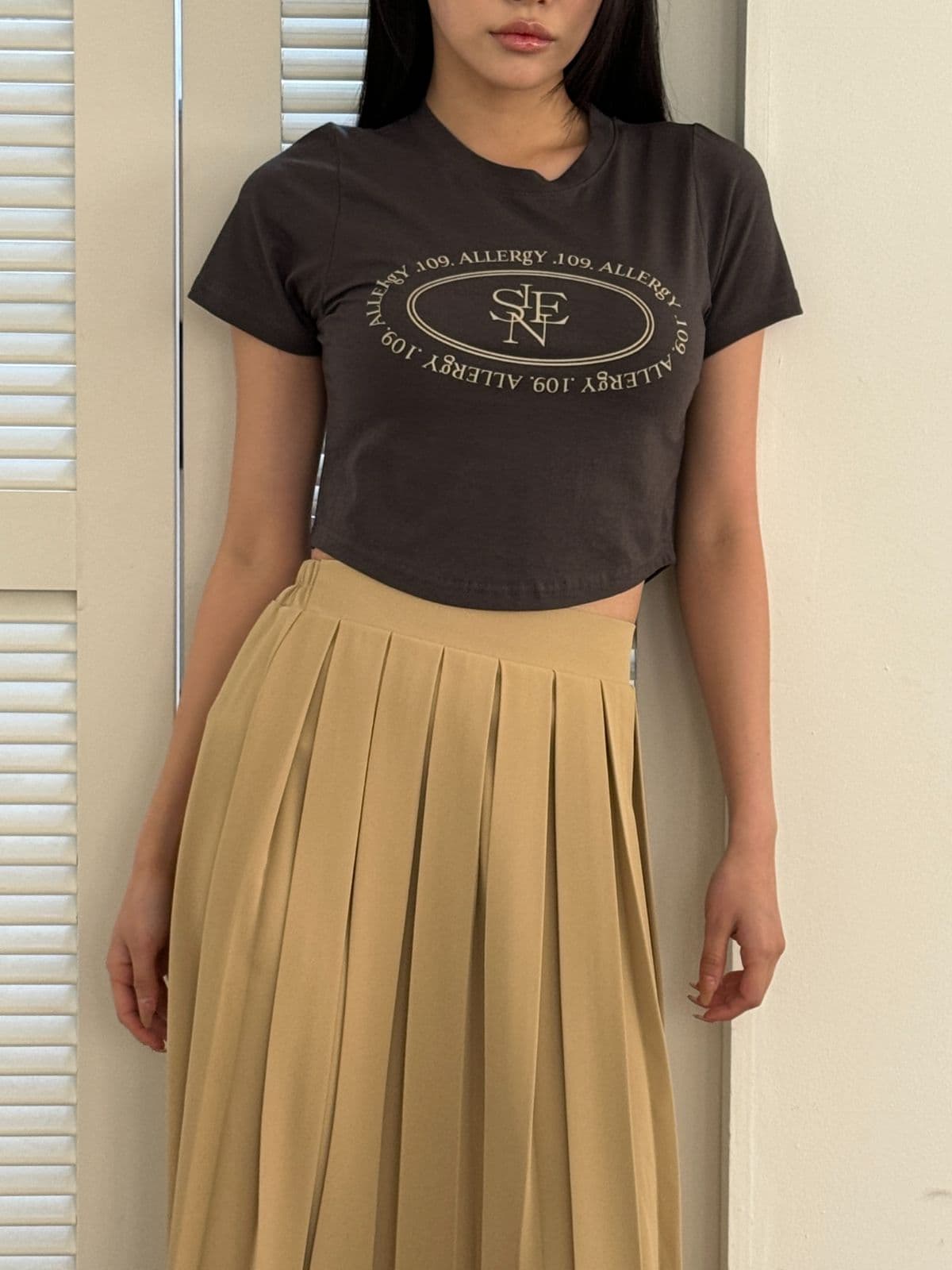 109 Tight-fitting Slim Short Sleeve T-shirt - 이미지 2