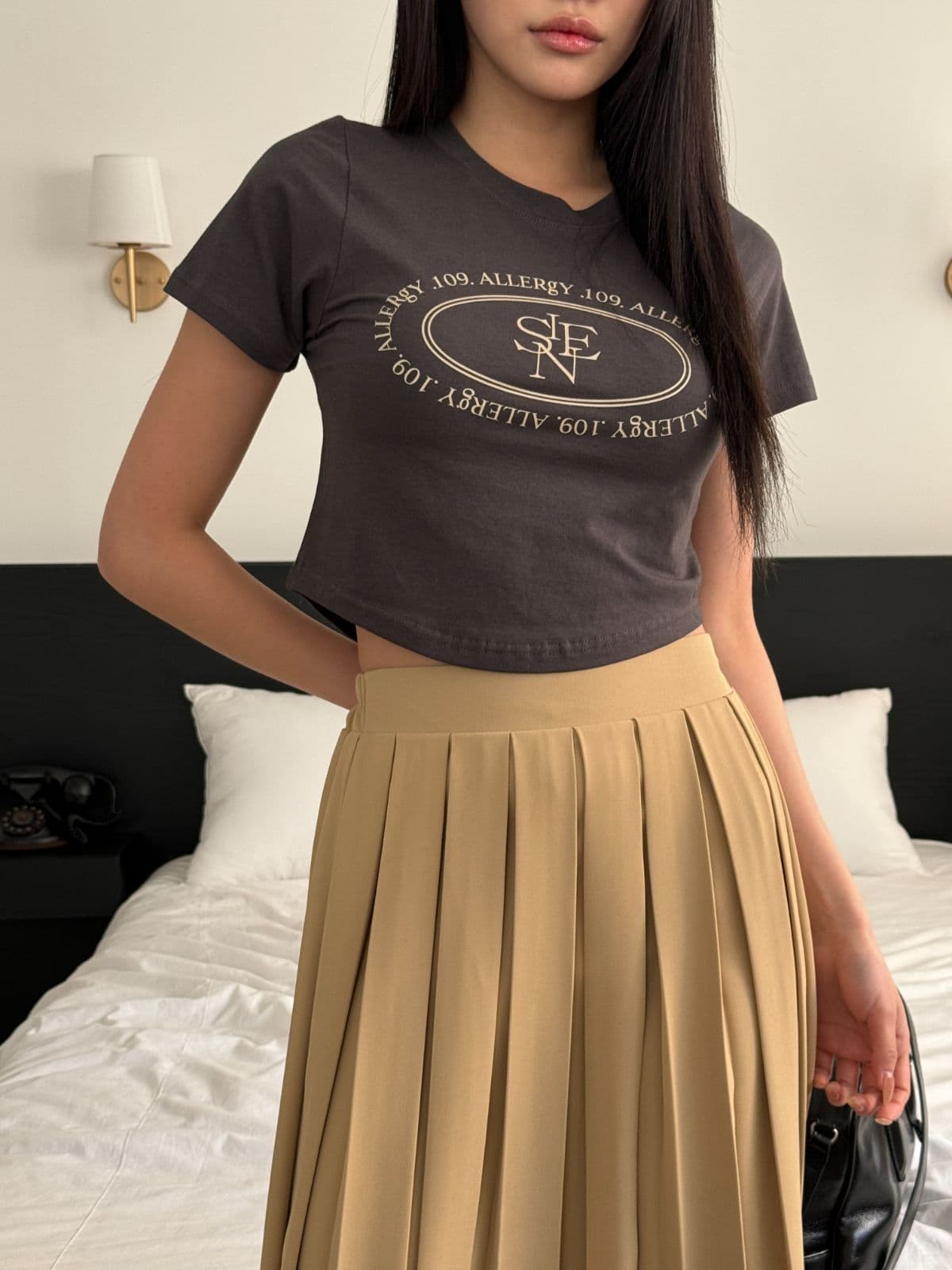 109 Tight-fitting Slim Short Sleeve T-shirt - 이미지 6