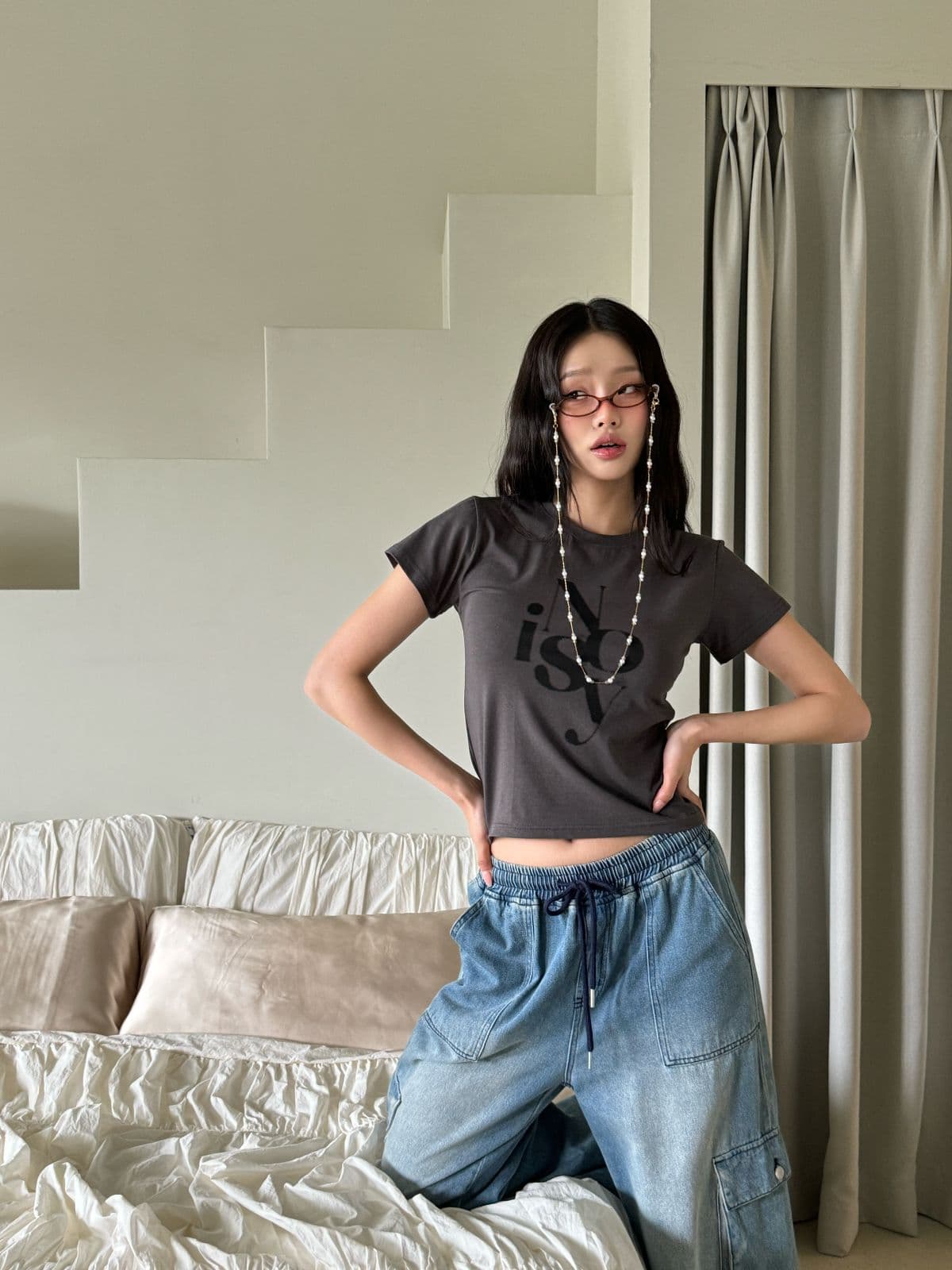 Noji Slim Short Sleeve T-shirt - 이미지 4