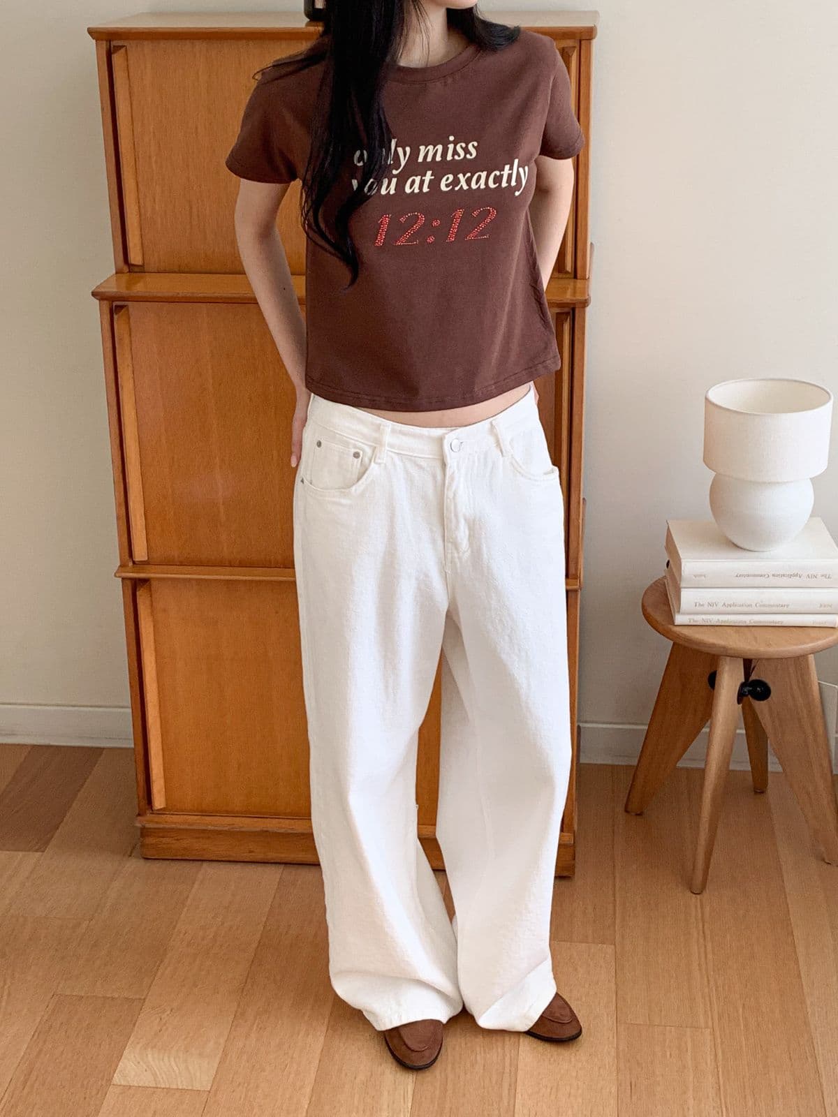 Only Miss Slim Short Sleeve T-shirt - 이미지 2
