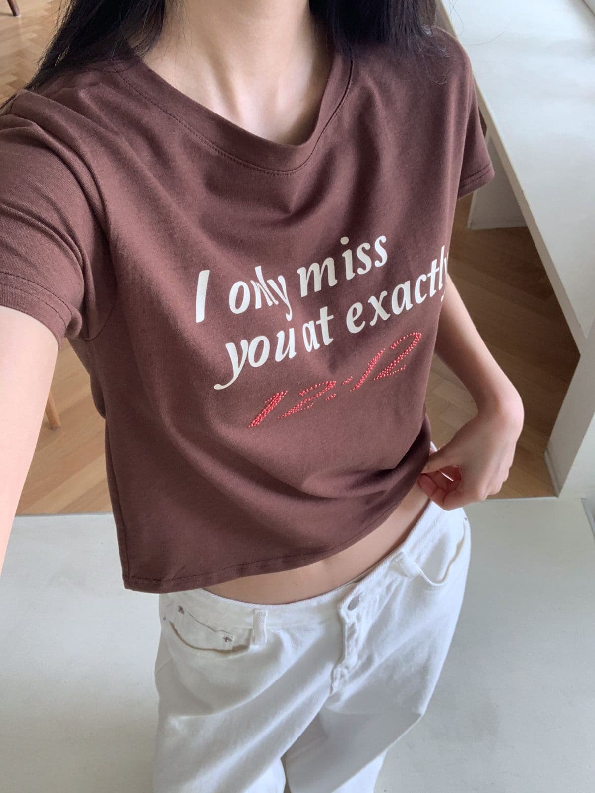 Only Miss Slim Short Sleeve T-shirt - 이미지 4