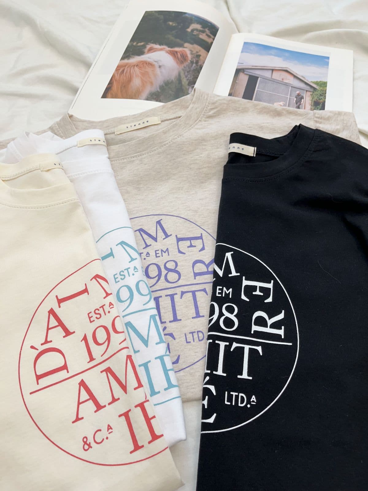 1998 Lettering Short Sleeve T-shirt - 이미지 1