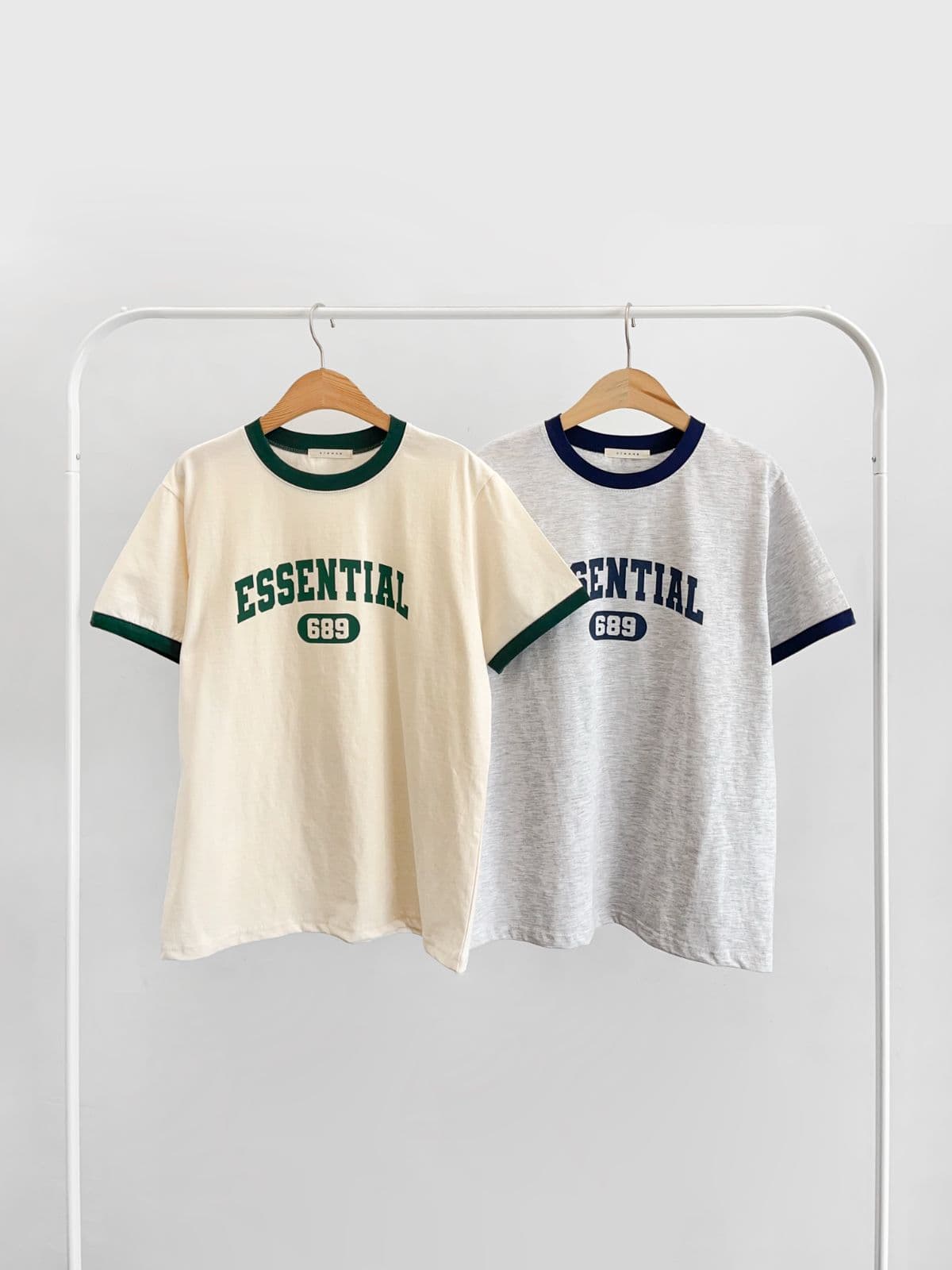 Essential Color Block Short Sleeve T-shirt - 이미지 3
