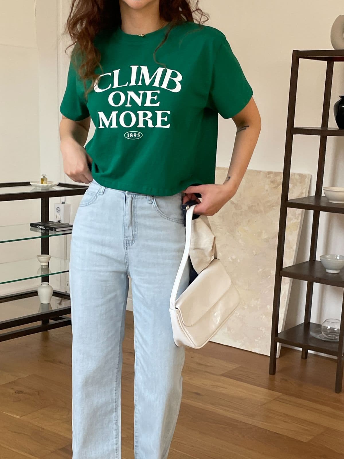 One More Crop Short Sleeve T-shirt - 이미지 2