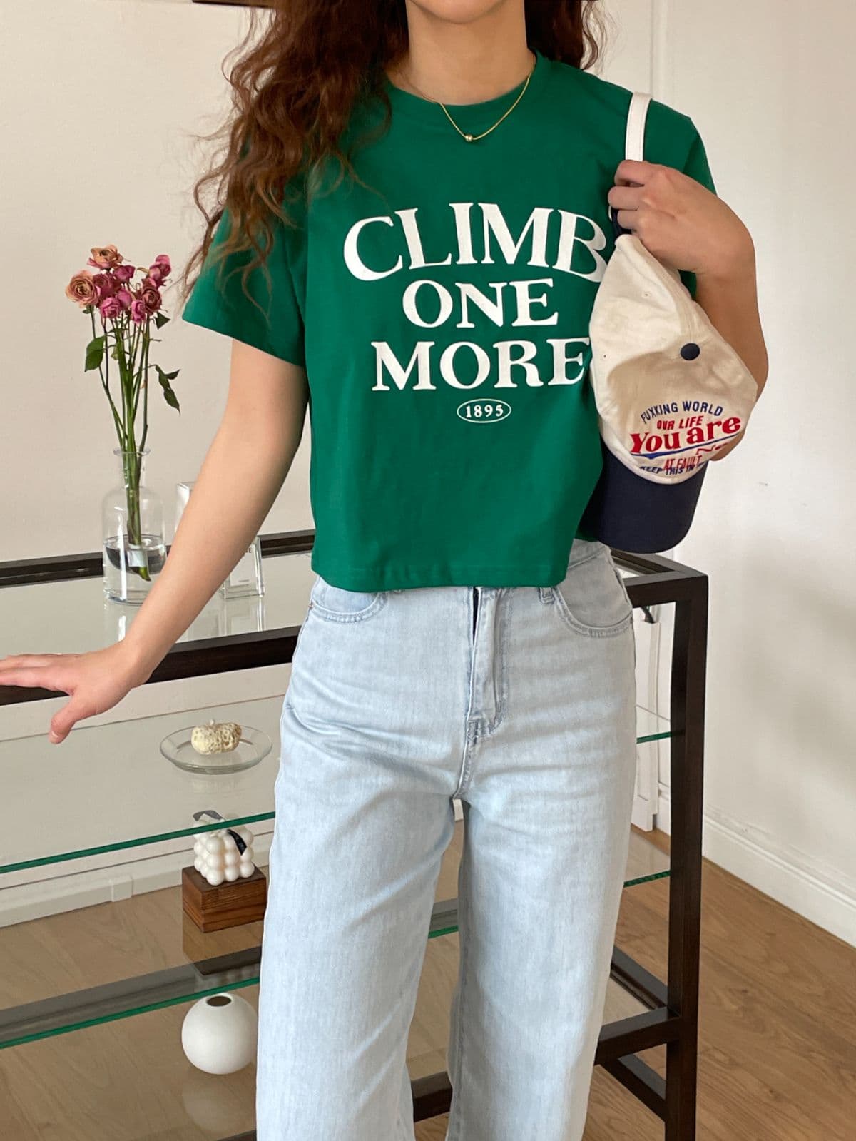 One More Crop Short Sleeve T-shirt - 이미지 5