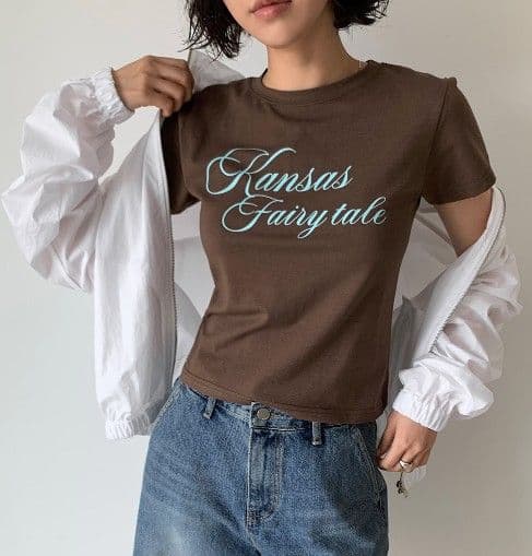 Fairy Slim Short Sleeve T-shirt - 이미지 5