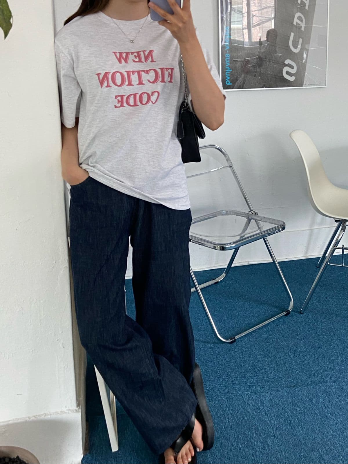 Fiction short-sleeve T-shirt - 이미지 3