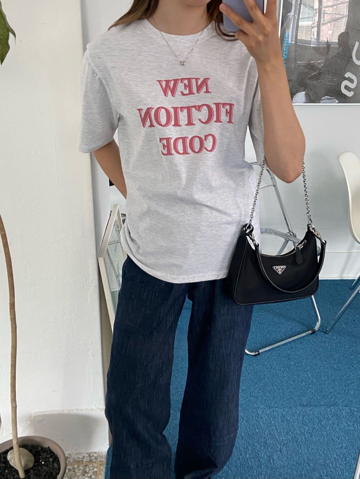 Fiction short-sleeve T-shirt - 이미지 4